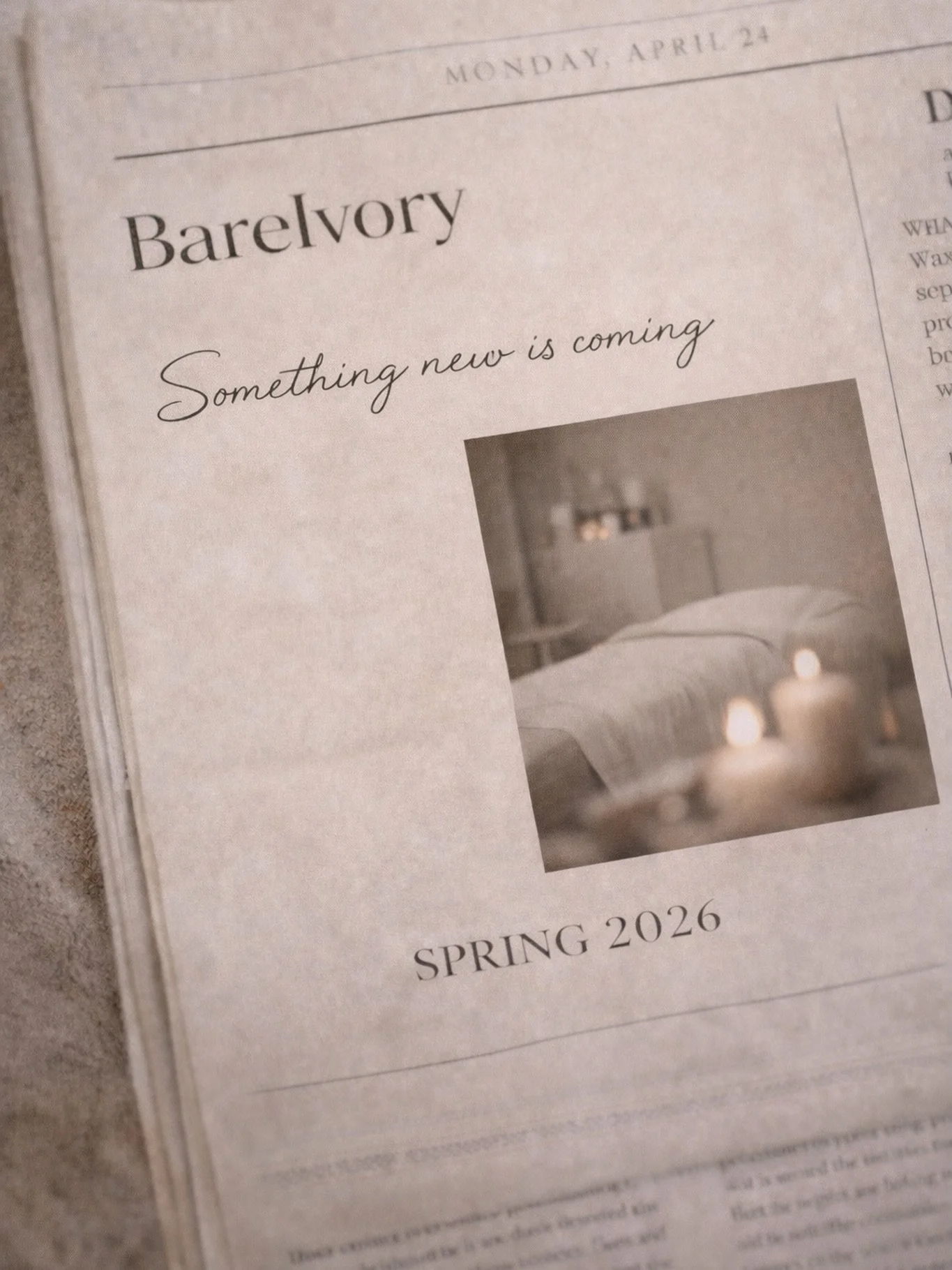 The wait begins.
Spring 2026.