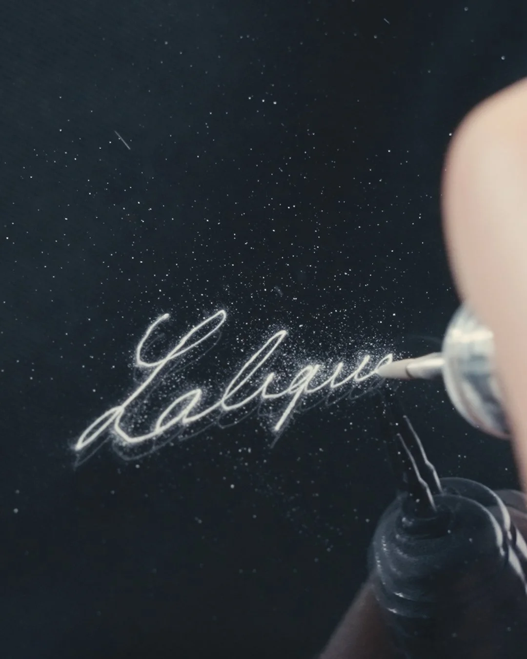 Tournage pour Lalique