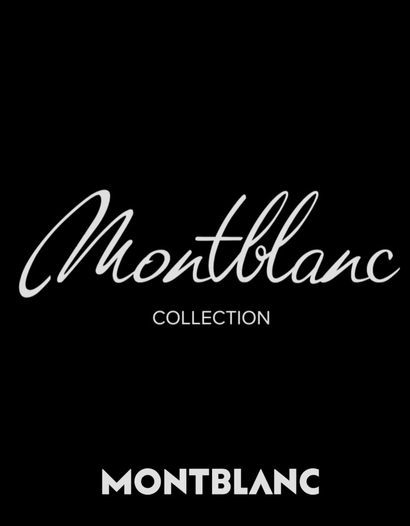 Campagne parfum pour Montblanc