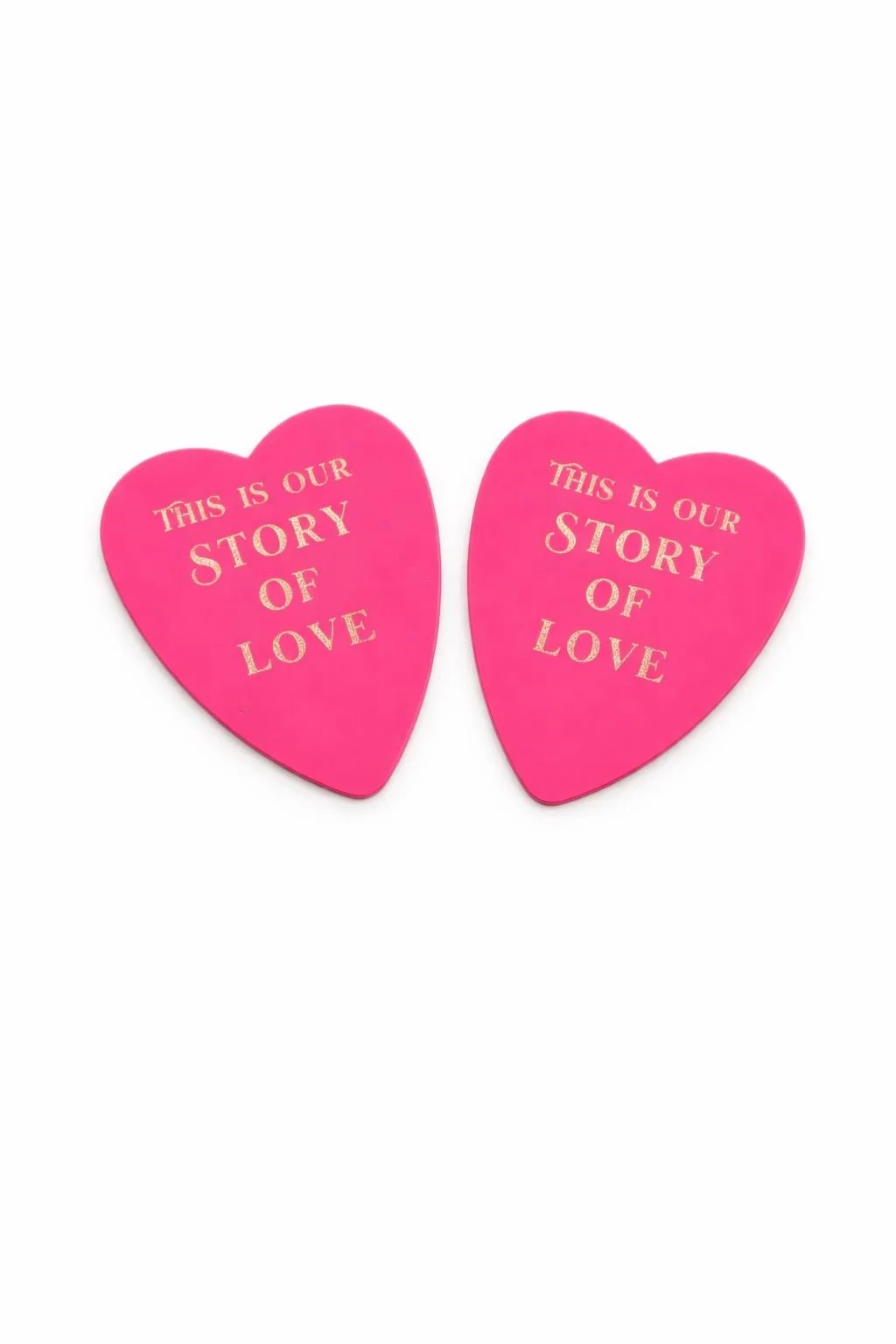‘Story of Love’ Heart-Shaped Plectrum