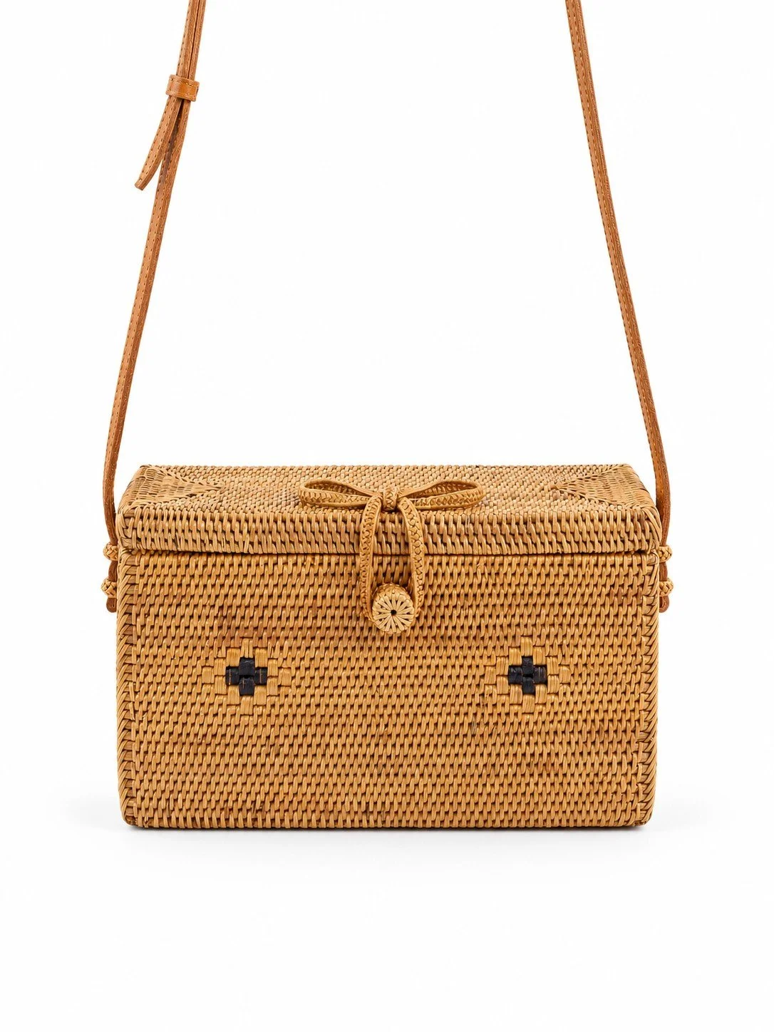 Vintage Vibe - Woven Rattan Crossbody