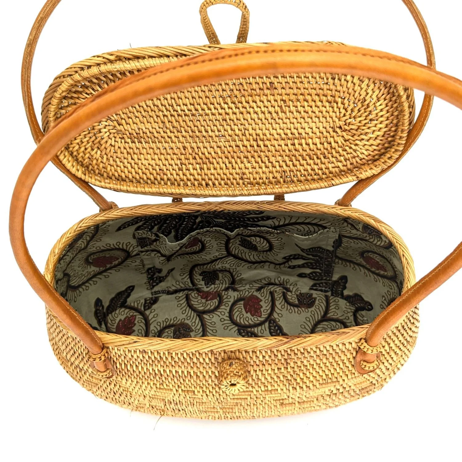 Totally Chic - Woven Boho Purse Brown.jpg