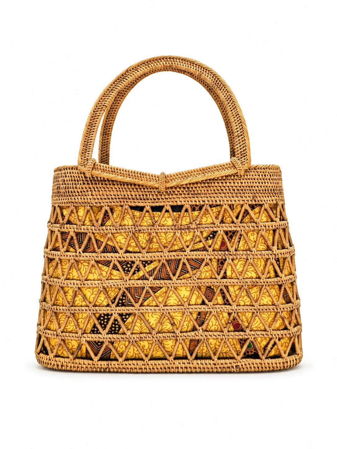 Bali Breeze - Geometric Wicker Purse