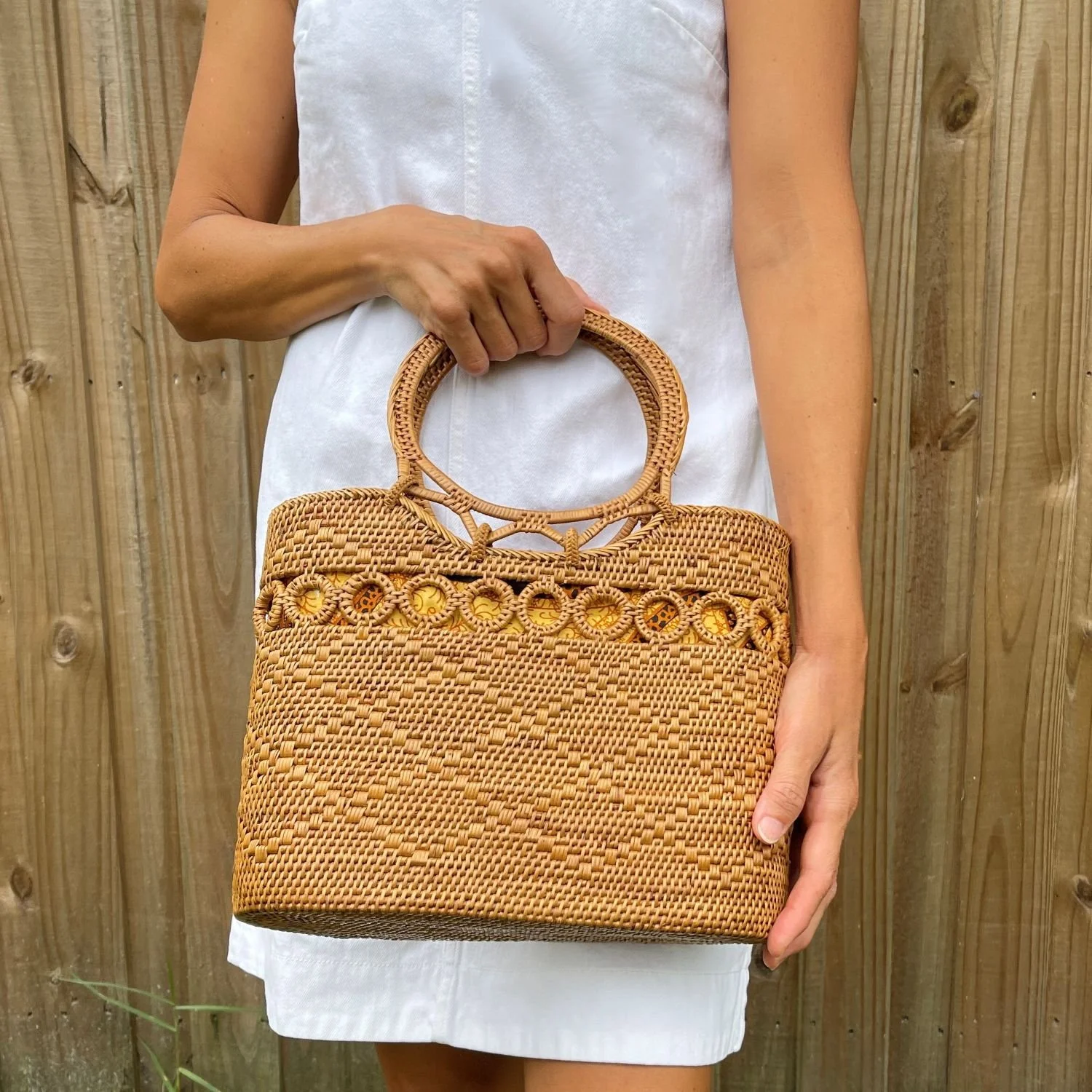 Nantucket Coast - Handmade Straw Purse Drawstring.jpg