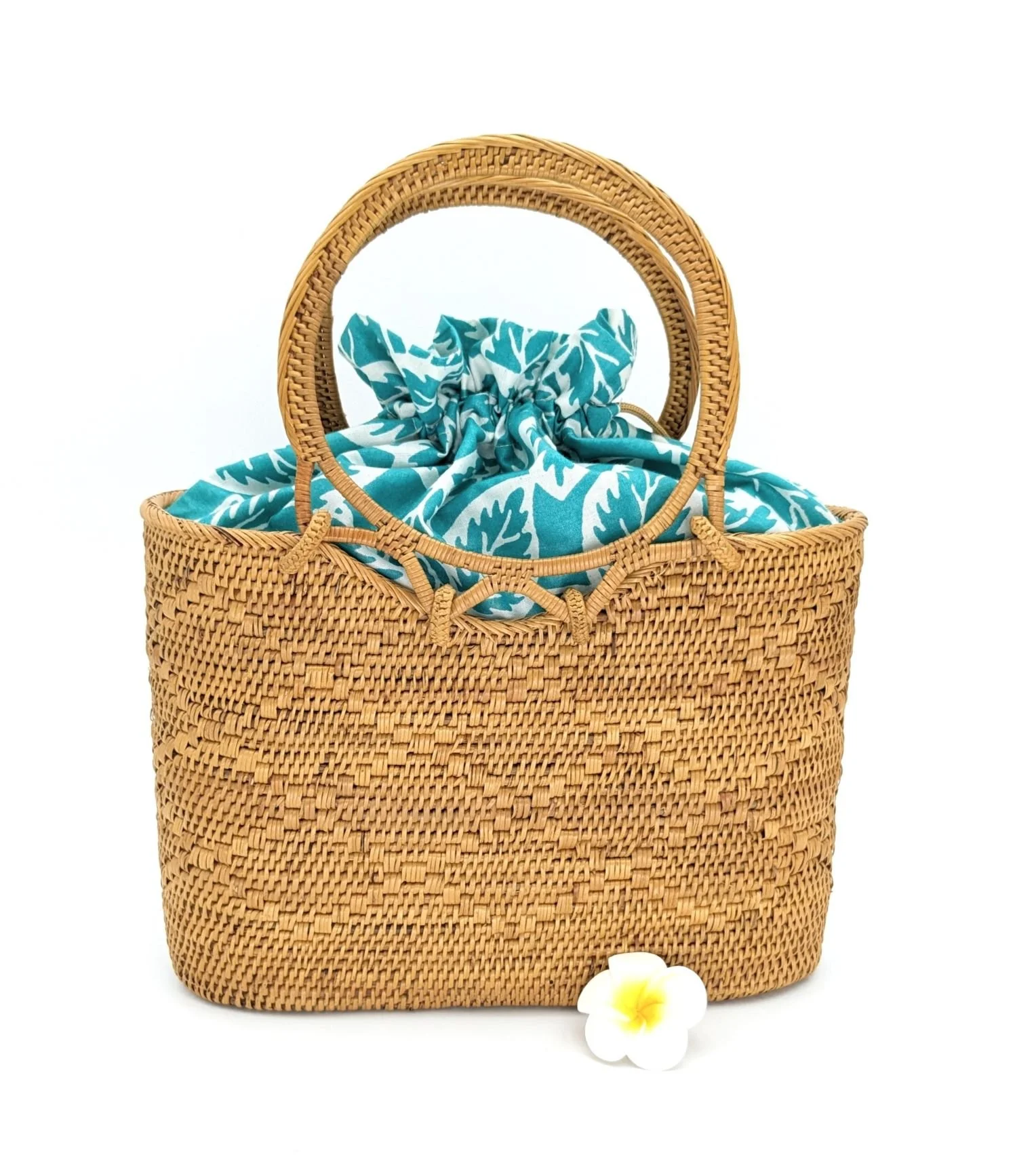 Straw In Hand - Vegan Top Handle Boho Green.jpg