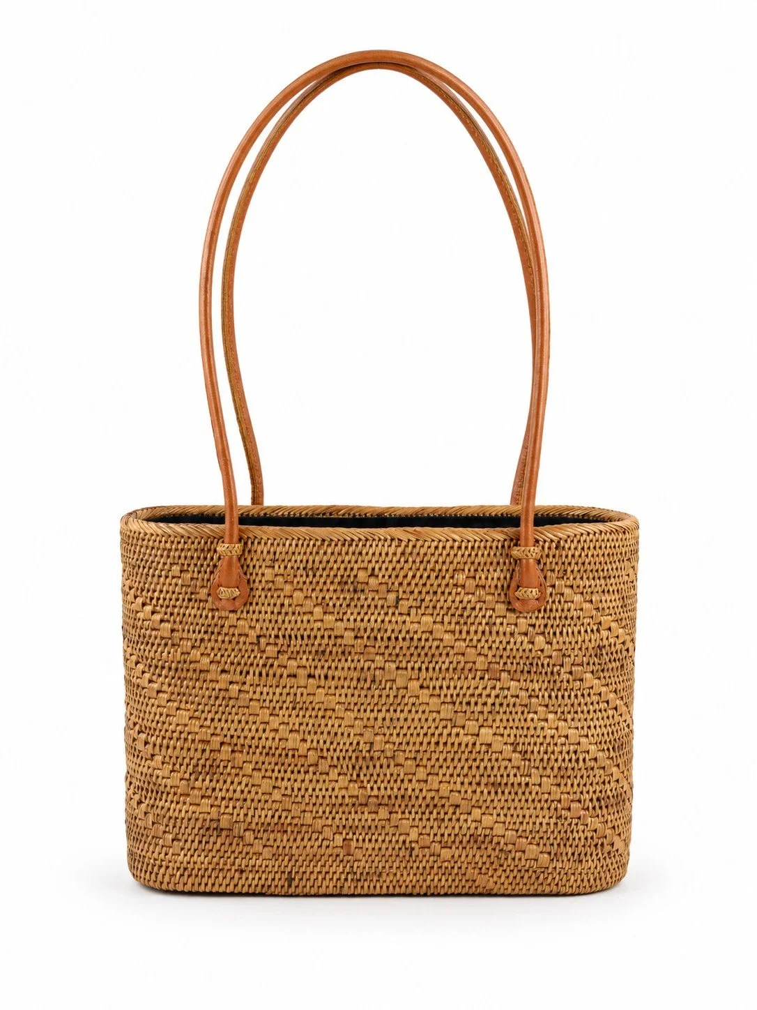 Sunny Trails - Medium Woven Shoulder Tote