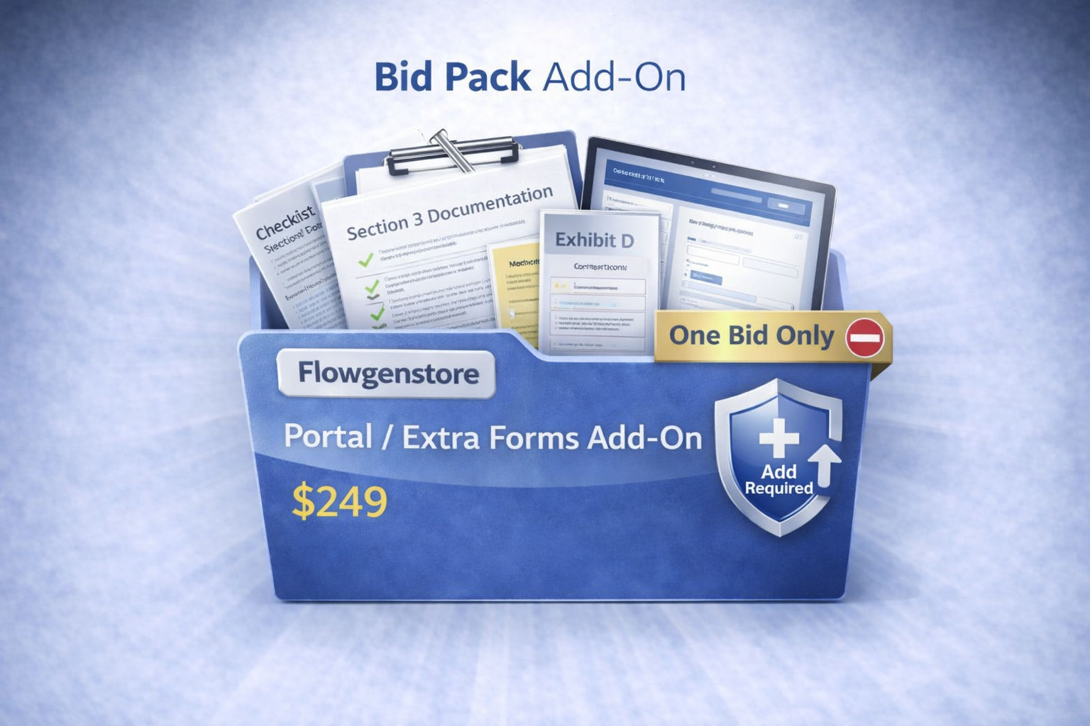 Portal / Extra Forms Add-On (Bid Packet)