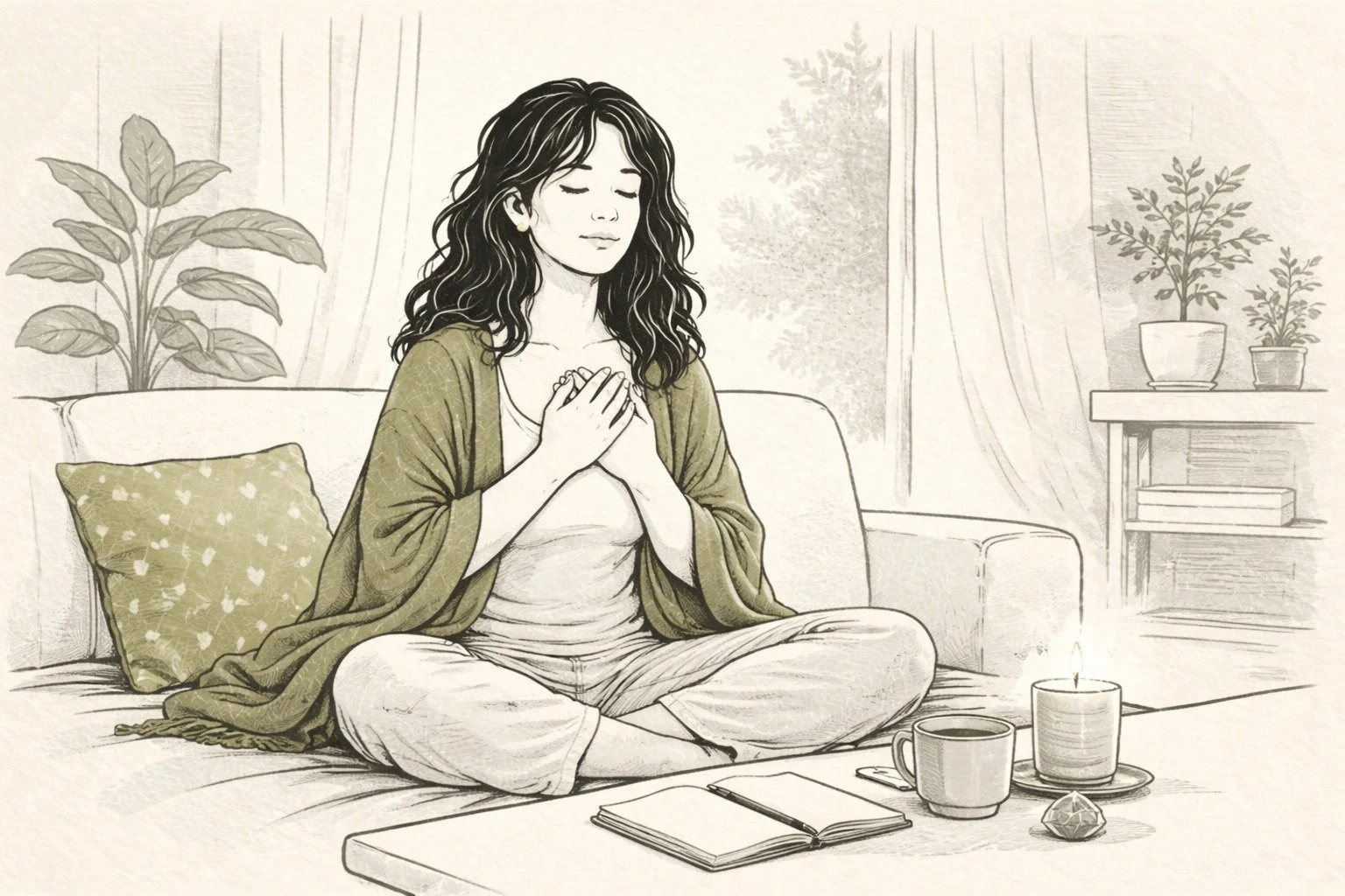 Serenity in a minimalist space