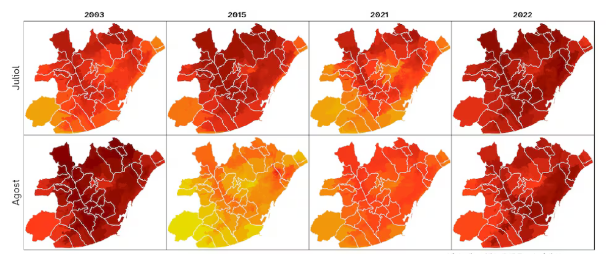 El calor en el área de Barcelona ha provocado más de 10.000 muertes en 20 años (IM, AMB)