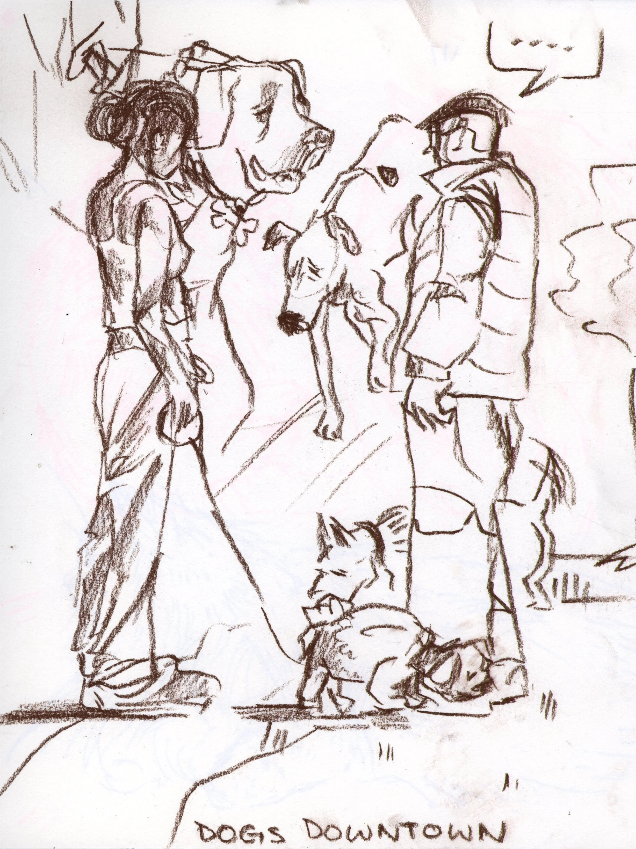 Dogs Downtown-Charcoal-2025