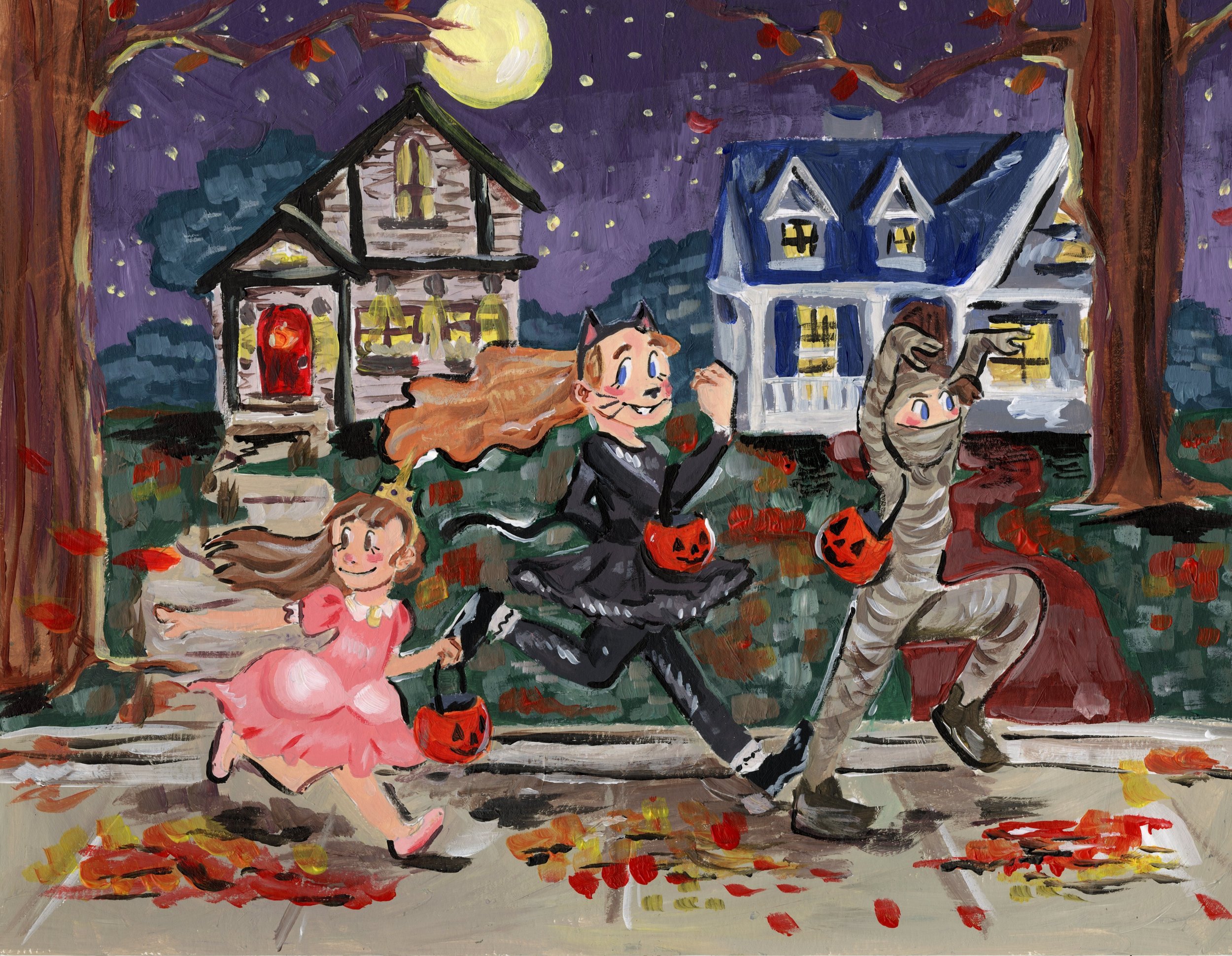 "Halloween Night" Acrylic-2024