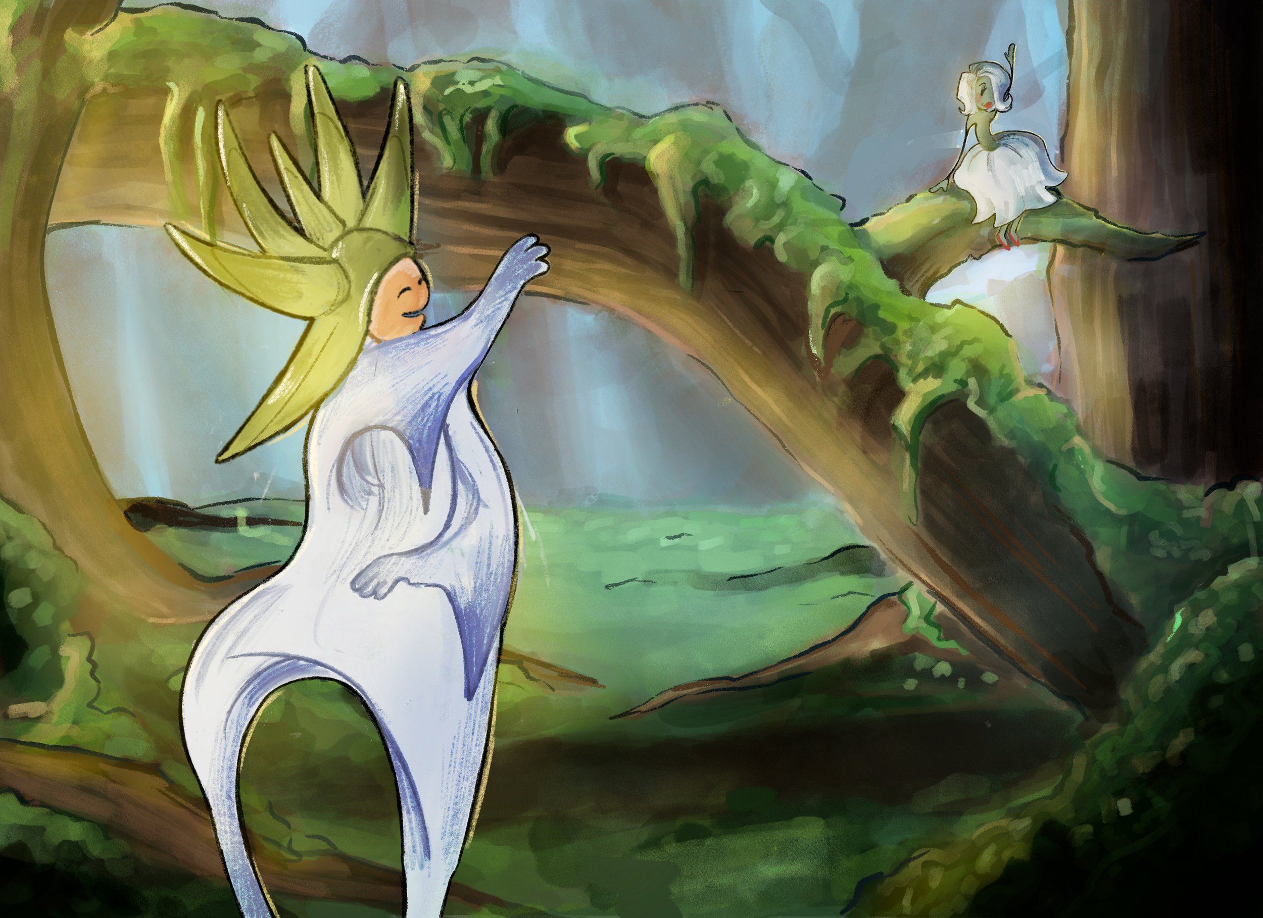 "Saying Goodbye" Digital-Children's Book Concept Page-2025