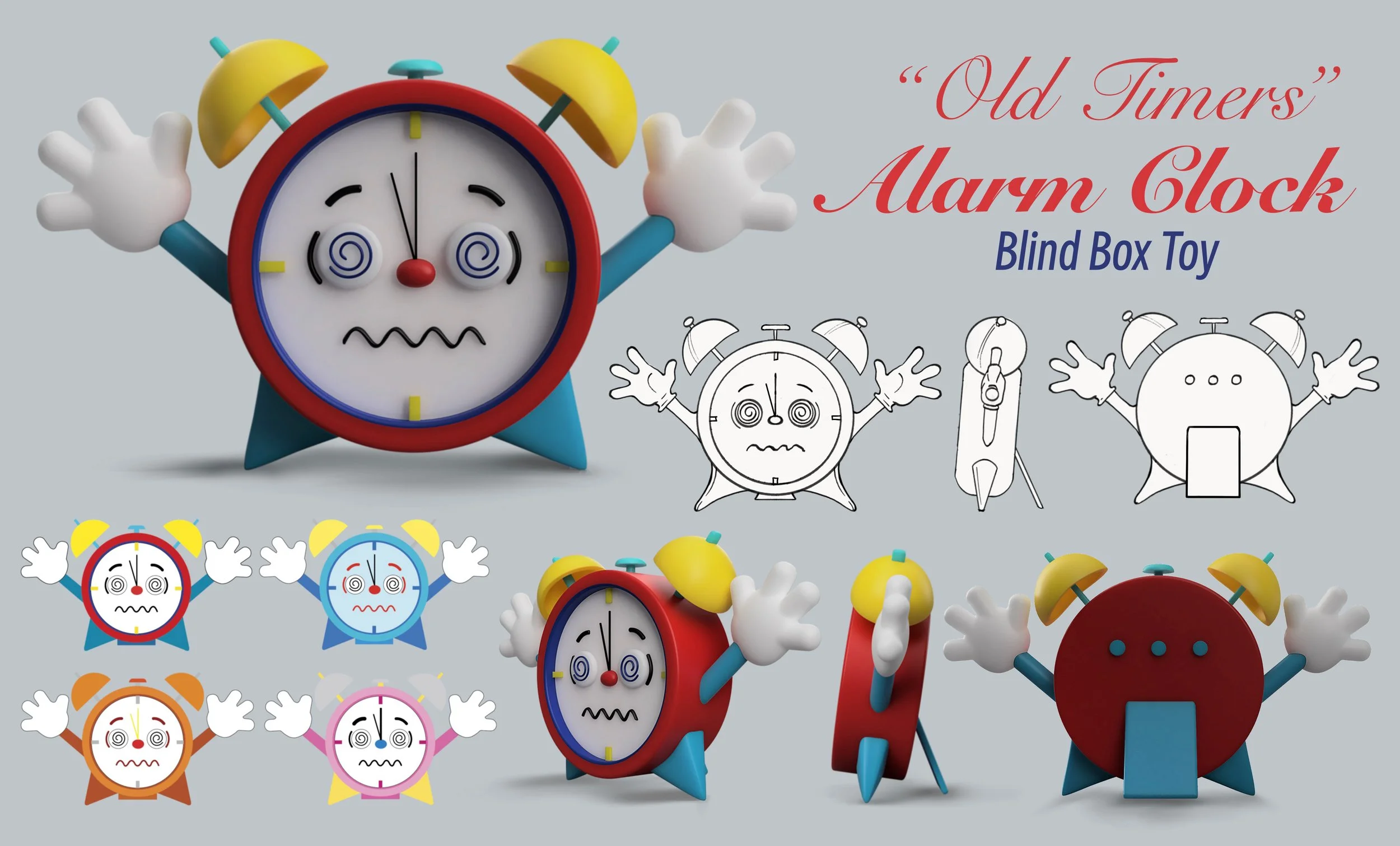 "Alarm Clock Blind Box Toy" Digital-2026