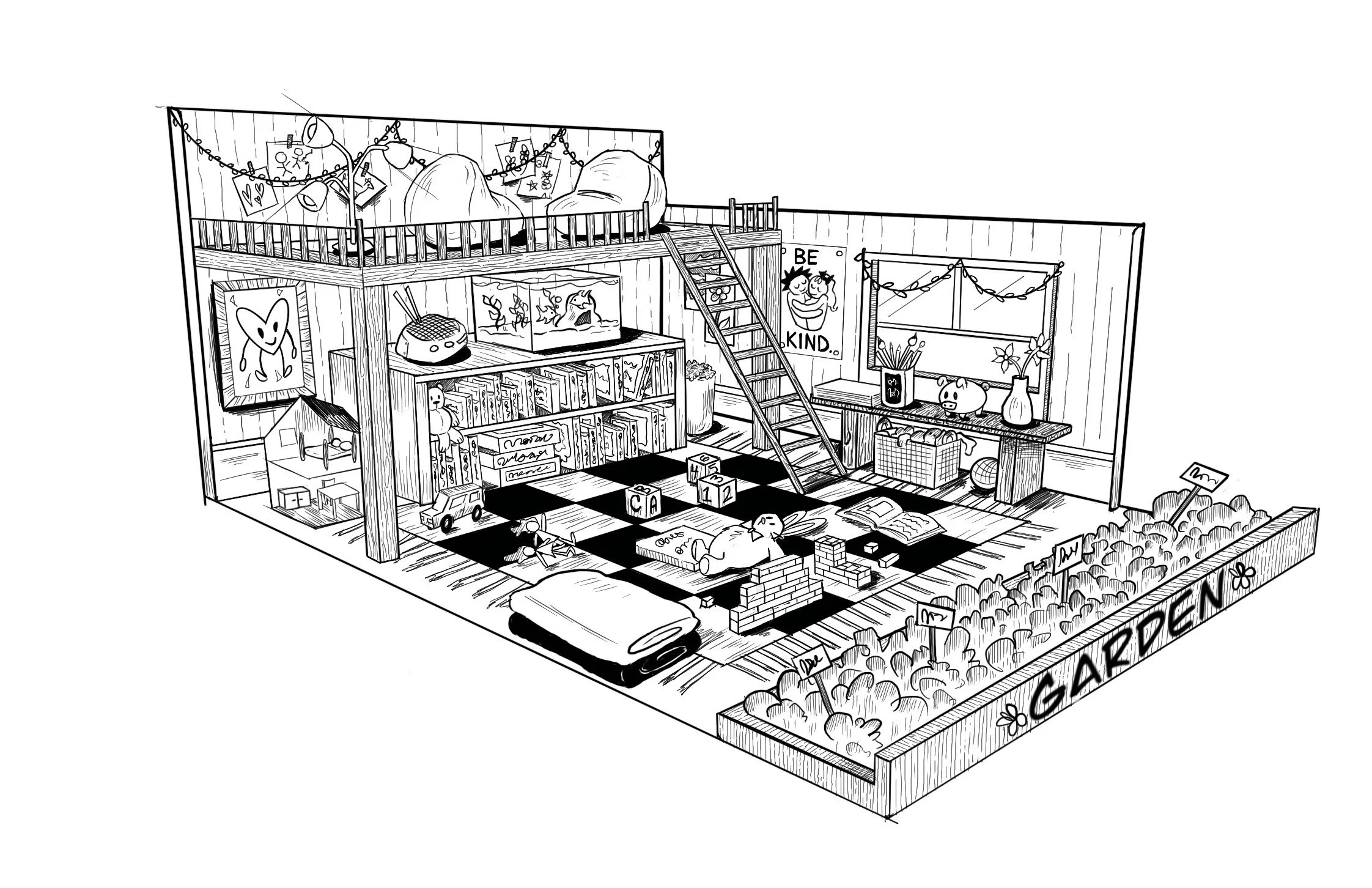 "Children's Play Room" Digital- 2025