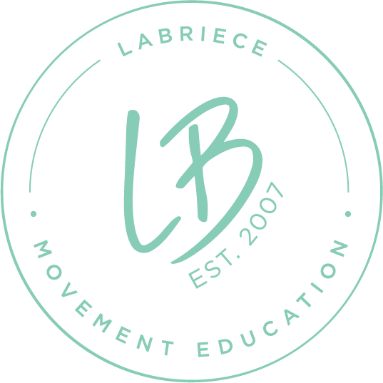 LB stamp logo in aqua colour