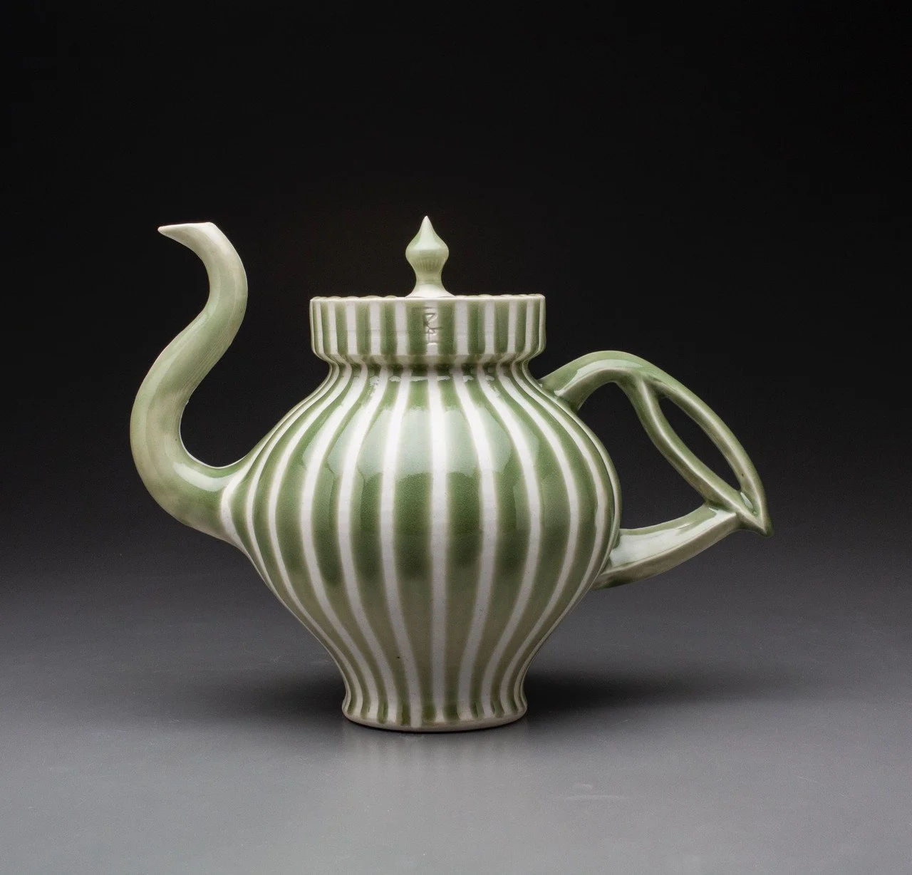 Celadon Green Teapot