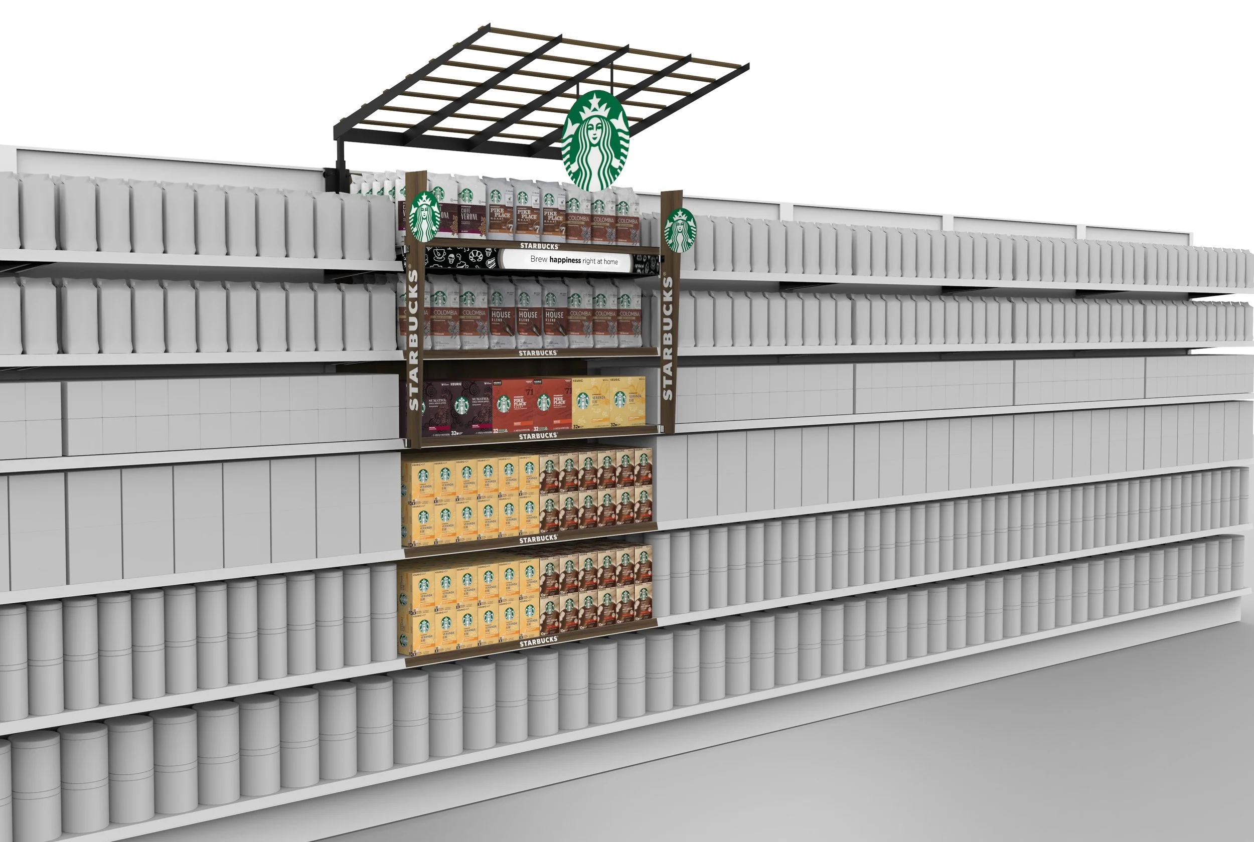 Starbucks In-Aisle Section