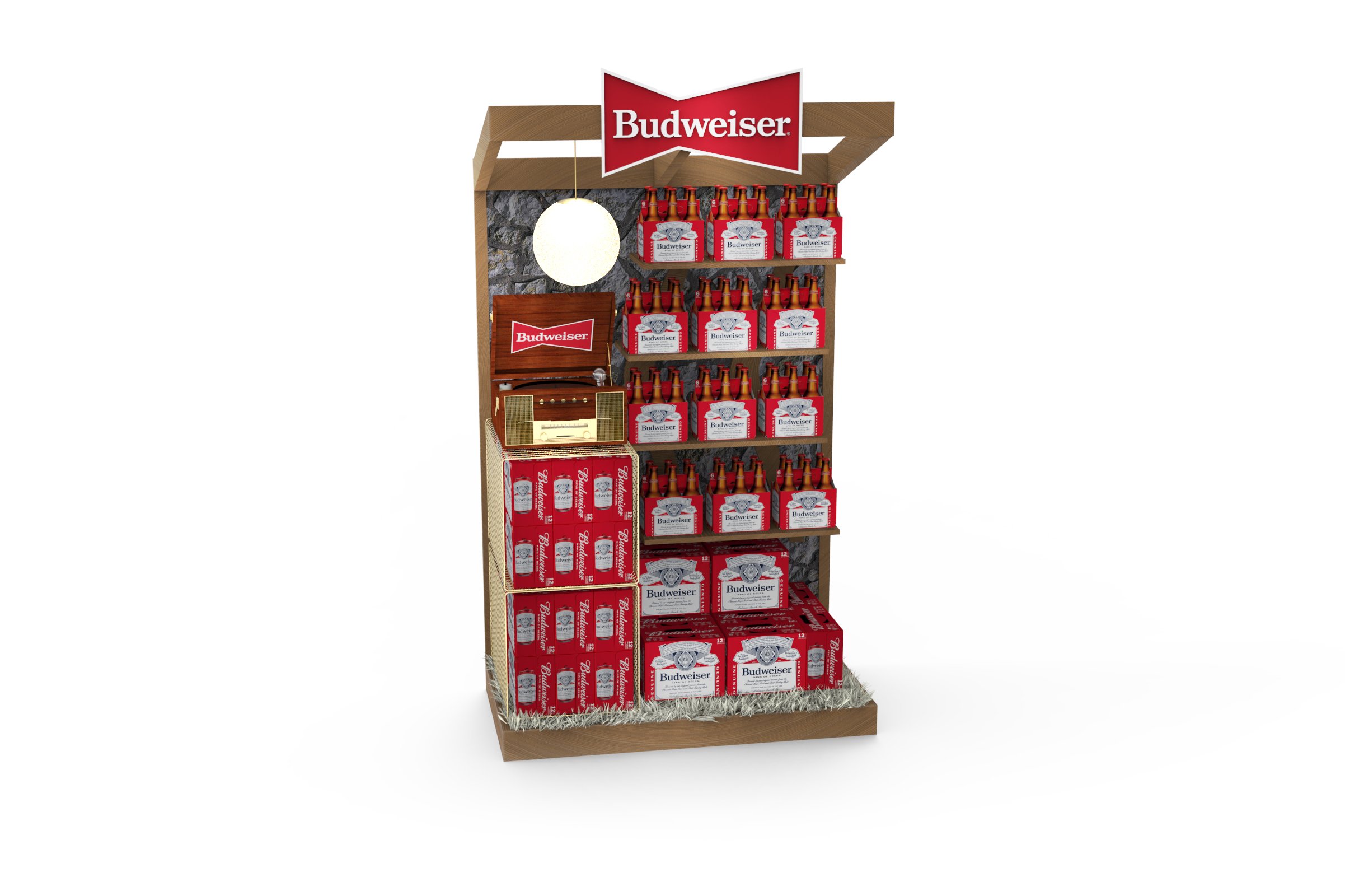 Budweiser Retro Endcap