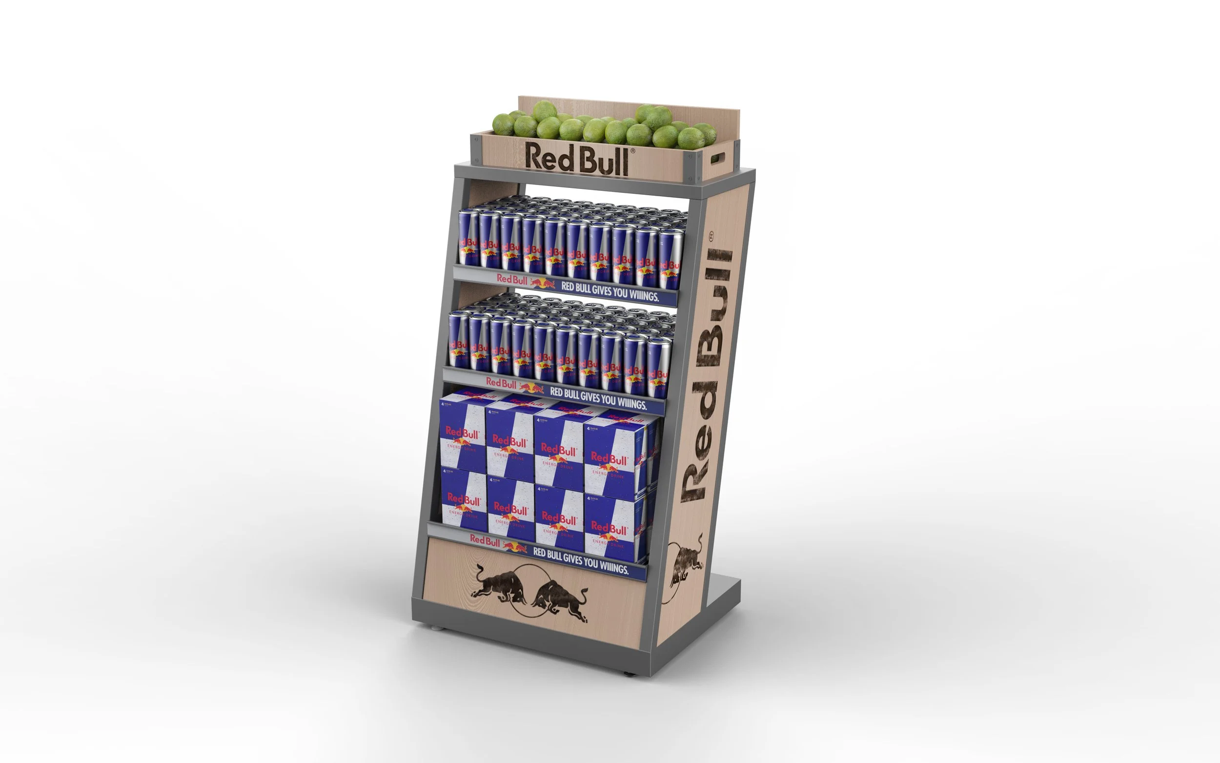 Red Bull Produce Cross Merchandiser