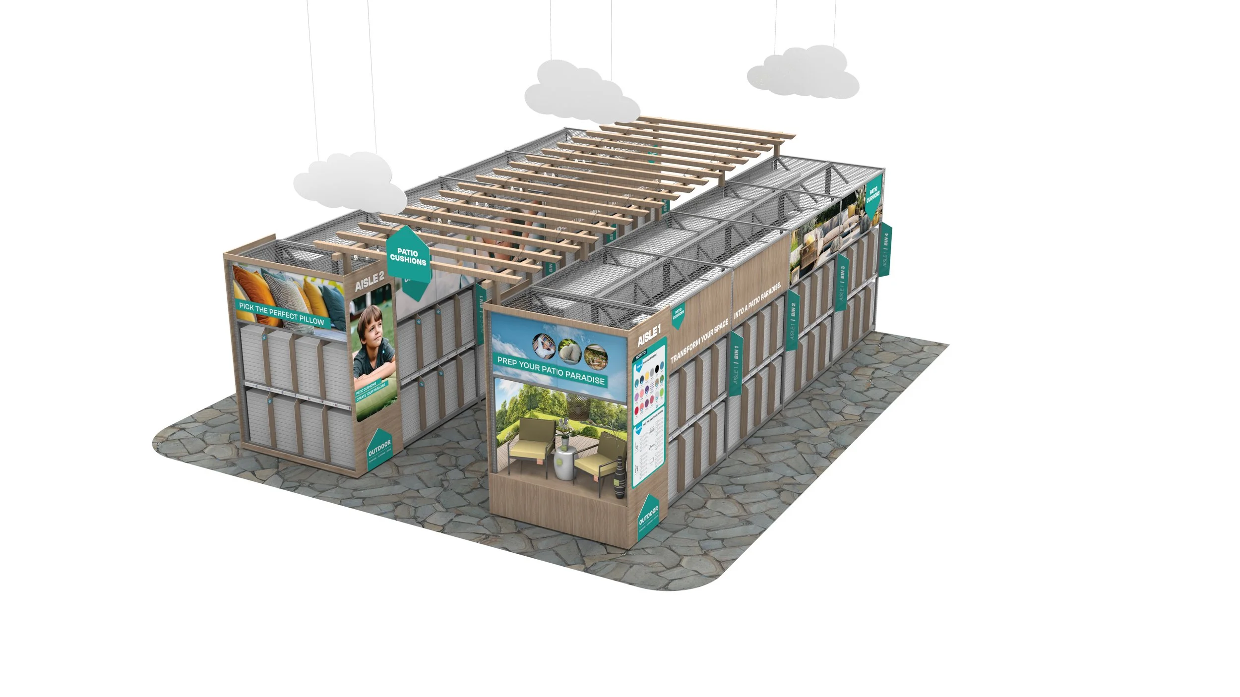 At Home Patio Cushion Section