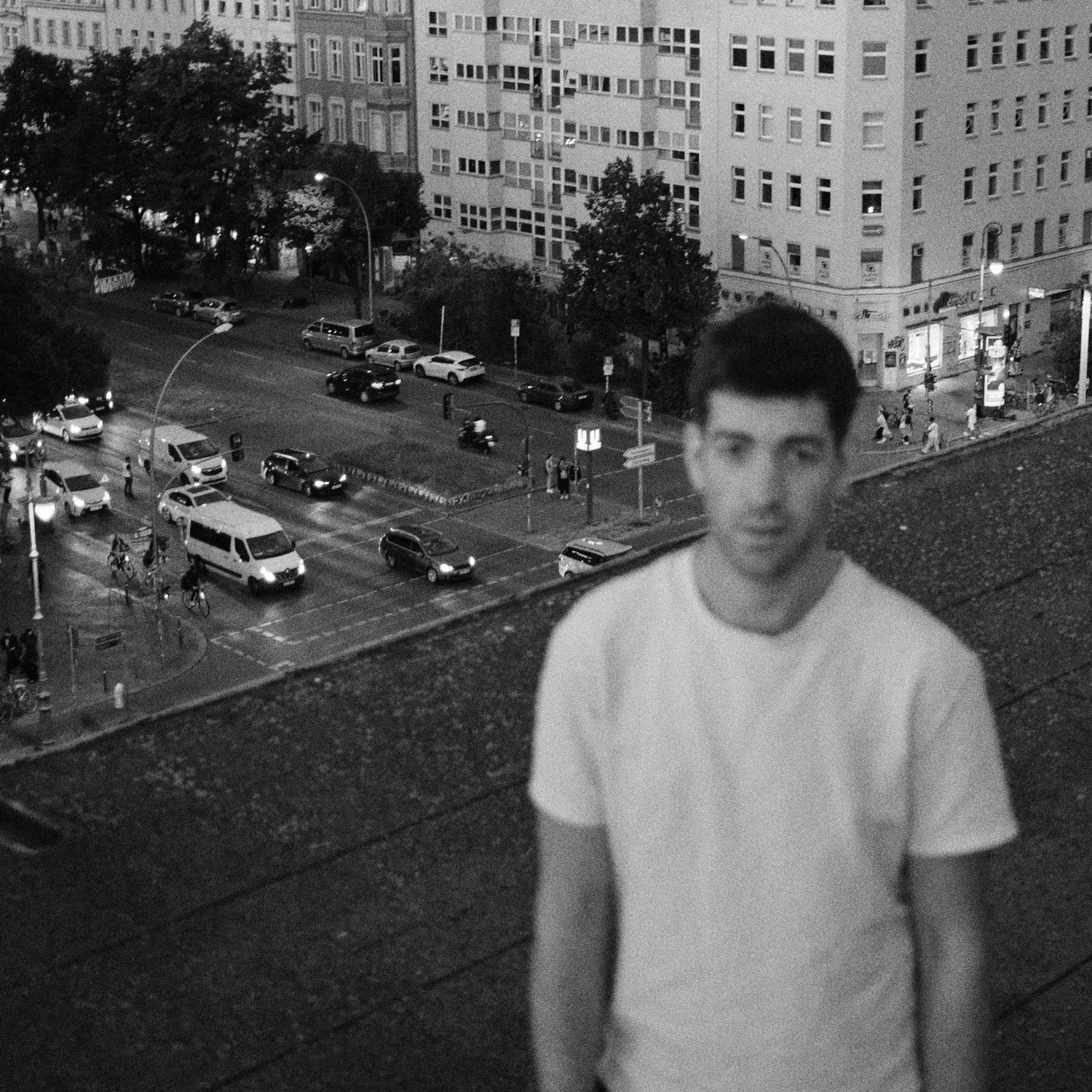 Joscha Baltes on a rooftop in Berlin