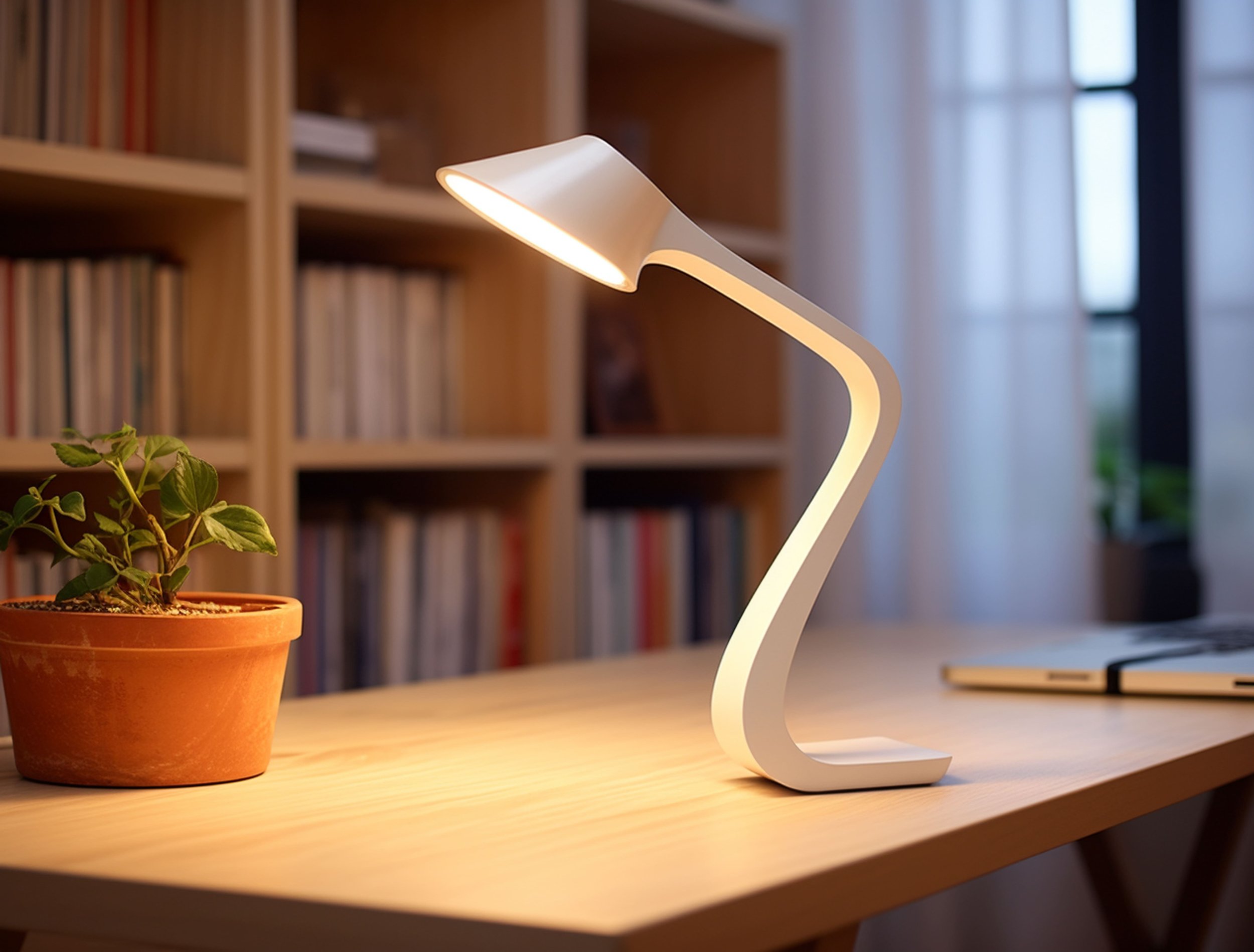 AuraGlow LED Desk Lamp