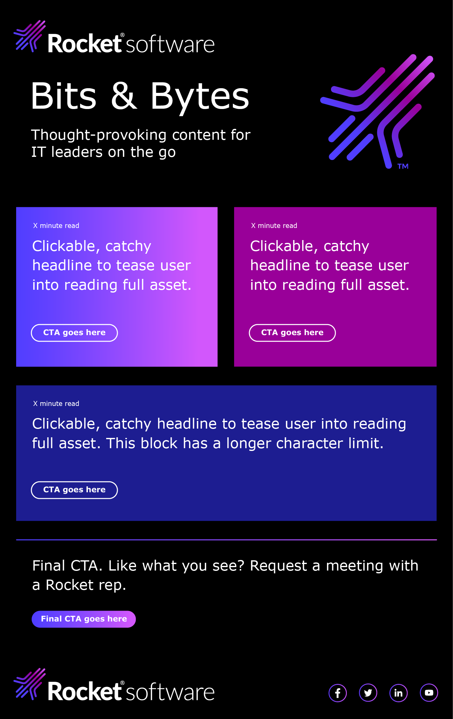 Executive Newsletter - Desktop