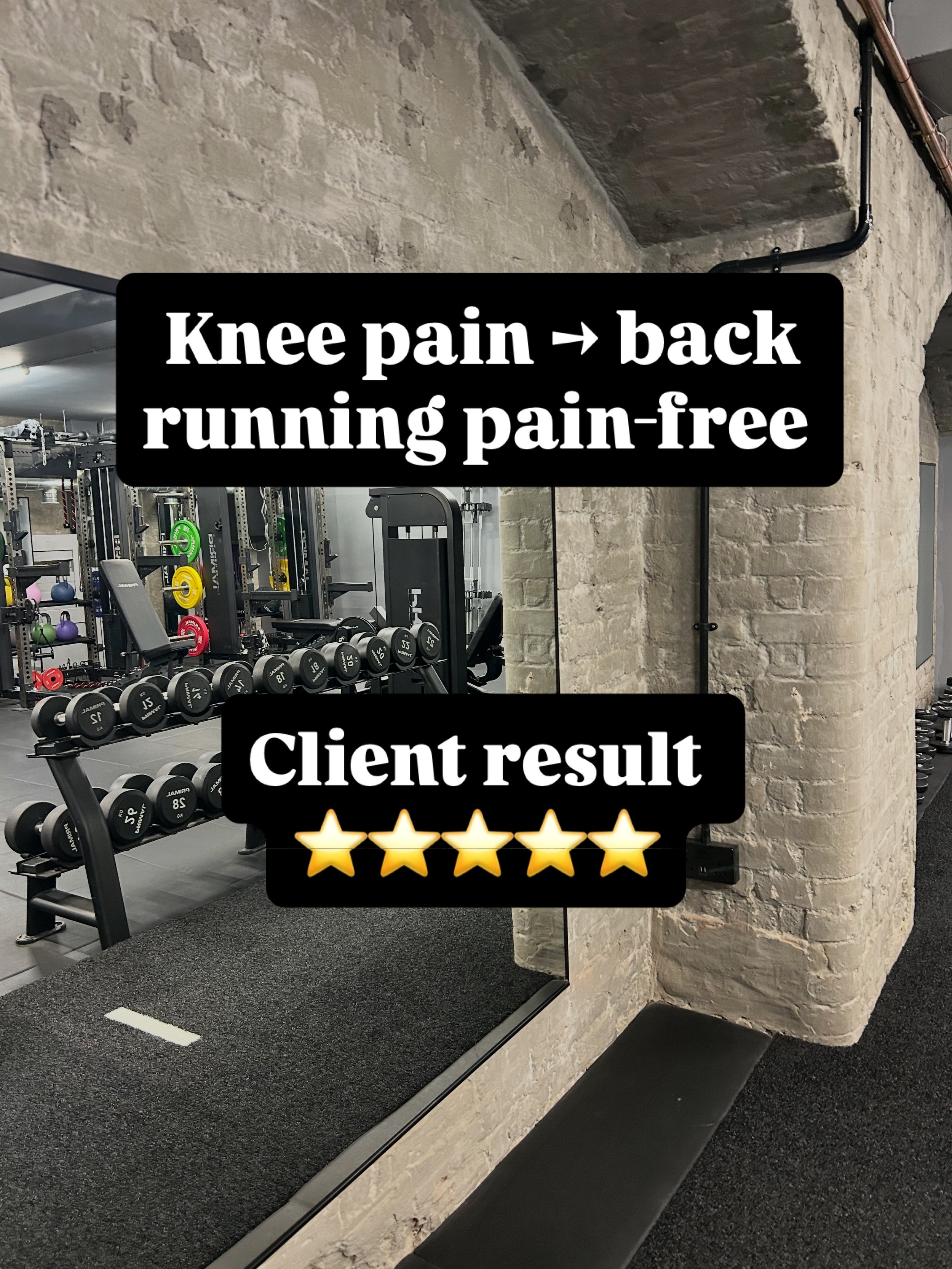 Getting someone out of pain is only part of the job.

For runners, the real goal is getting back to running confidently and being able to tolerate training again.

Sam&rsquo;s a great example of that process, from knee pain to running pain-free again