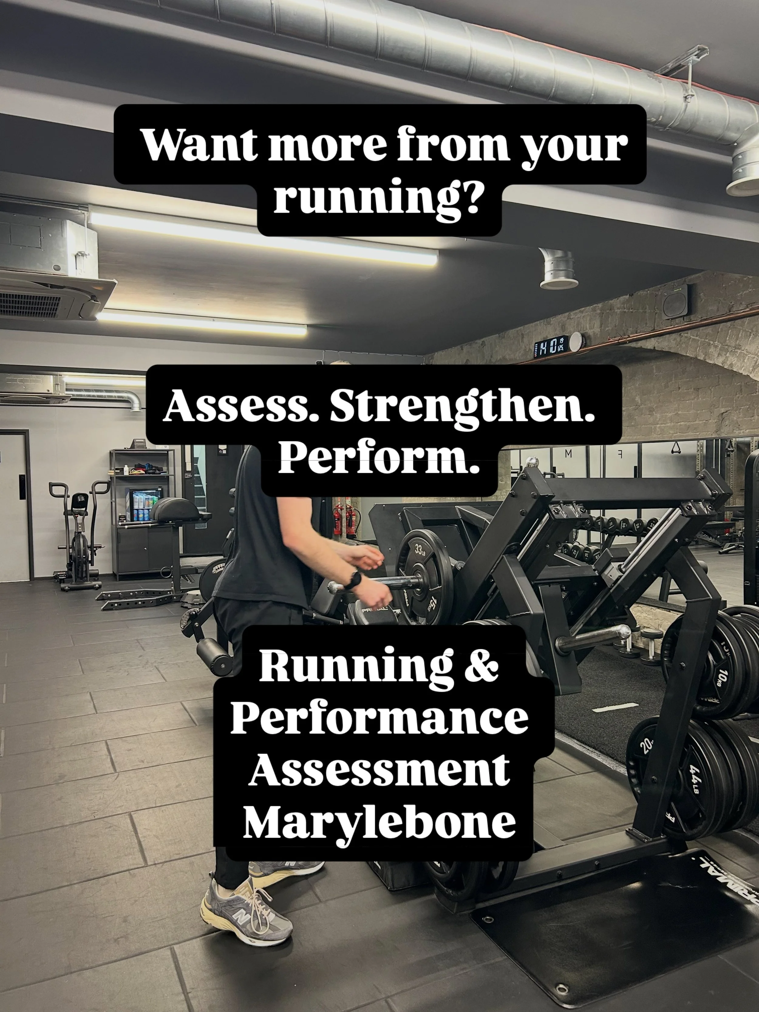 You don&rsquo;t have to be injured to benefit from an assessment.

If you&rsquo;re building towards a race, looking to improve your running or want to understand where your strength and movement could improve, we can look at the bigger picture.

Runn
