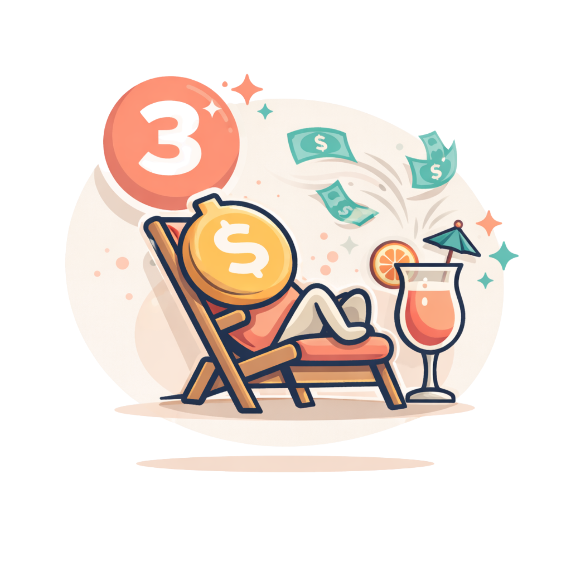 Third step of working with us