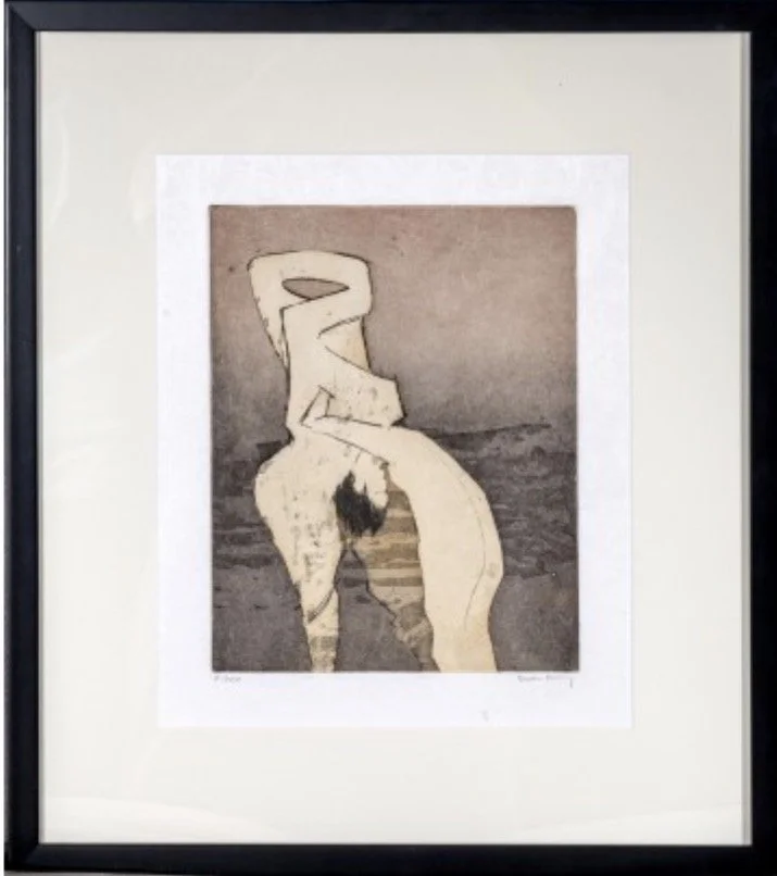 Rare Signed Limited Edition Dorothea Tanning Etching "En Chair Et En Or" (1973)