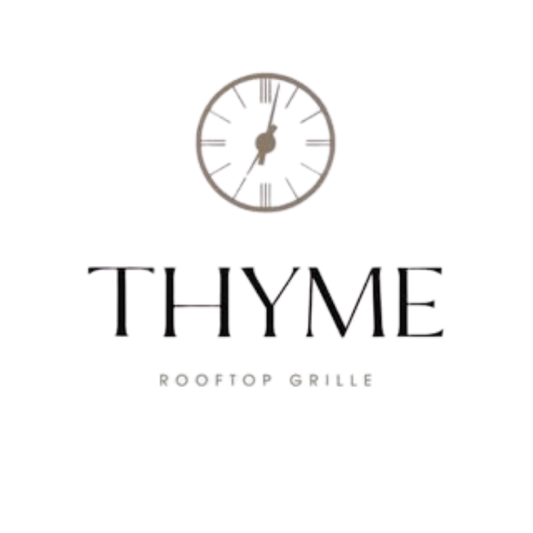Thyme Rooftop Grille Easton logo — Fearless Media partner for restaurant photography, videography, and social media marketing in Lehigh Valley, increasing brand visibility and customer engagement.