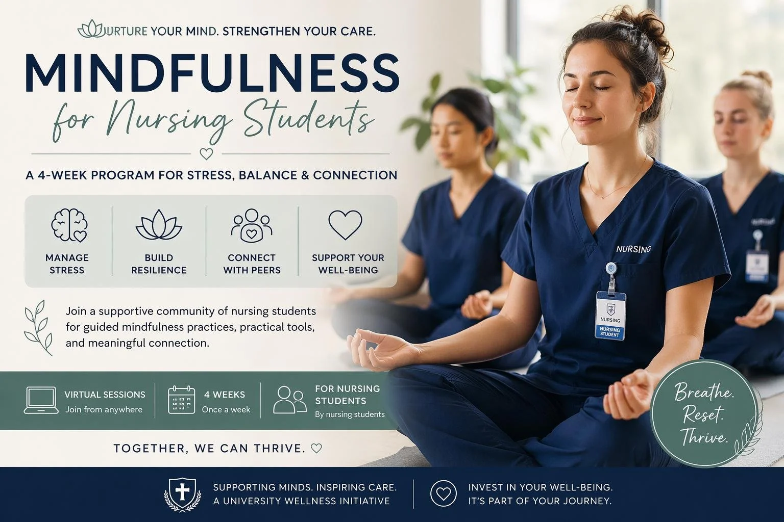 University of Massachusetts at Boston ~ Resilience &amp; Stress Management Series - Private event for students