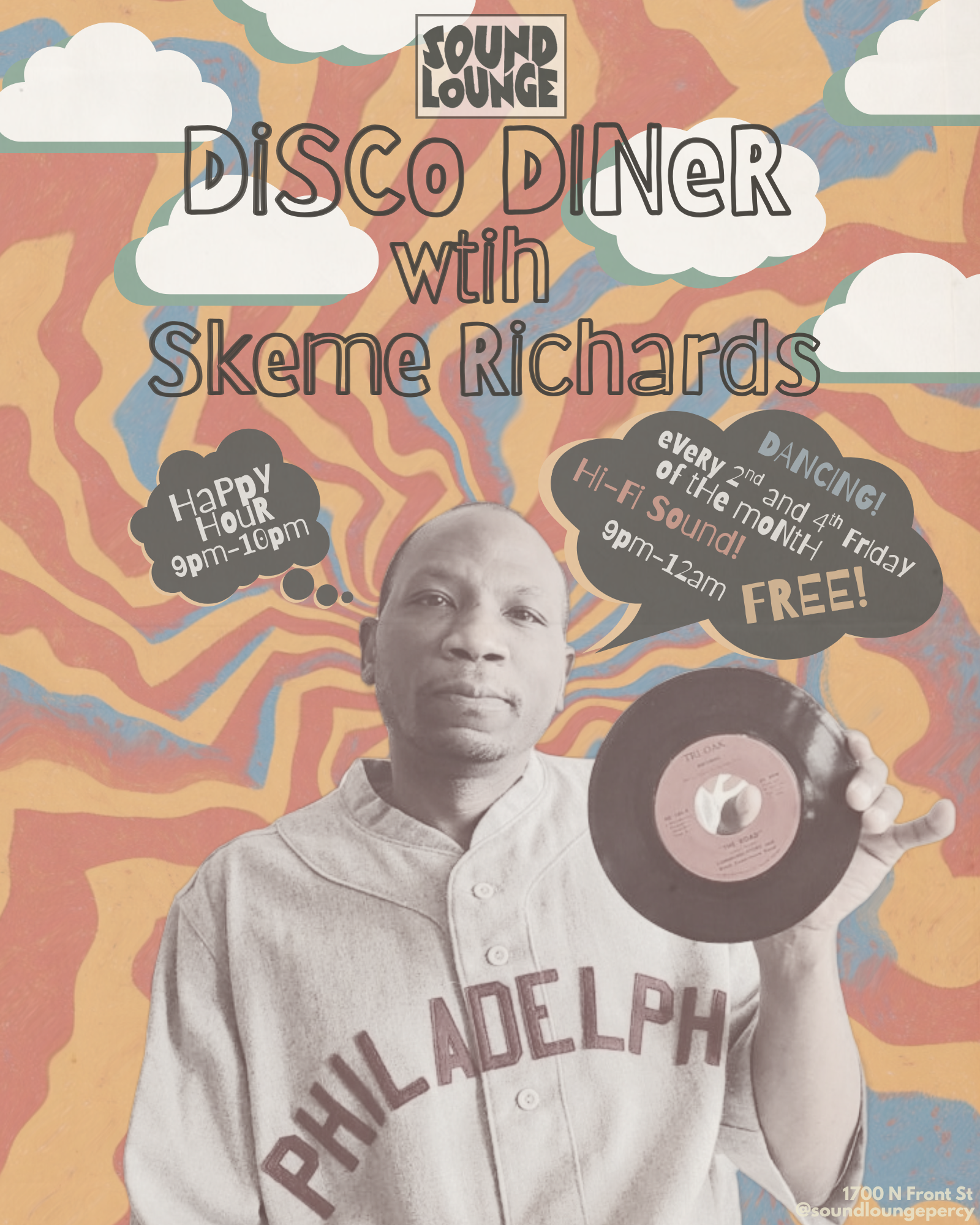 Snacks &amp; Sounds + Disco Diner with Skeme Richards 