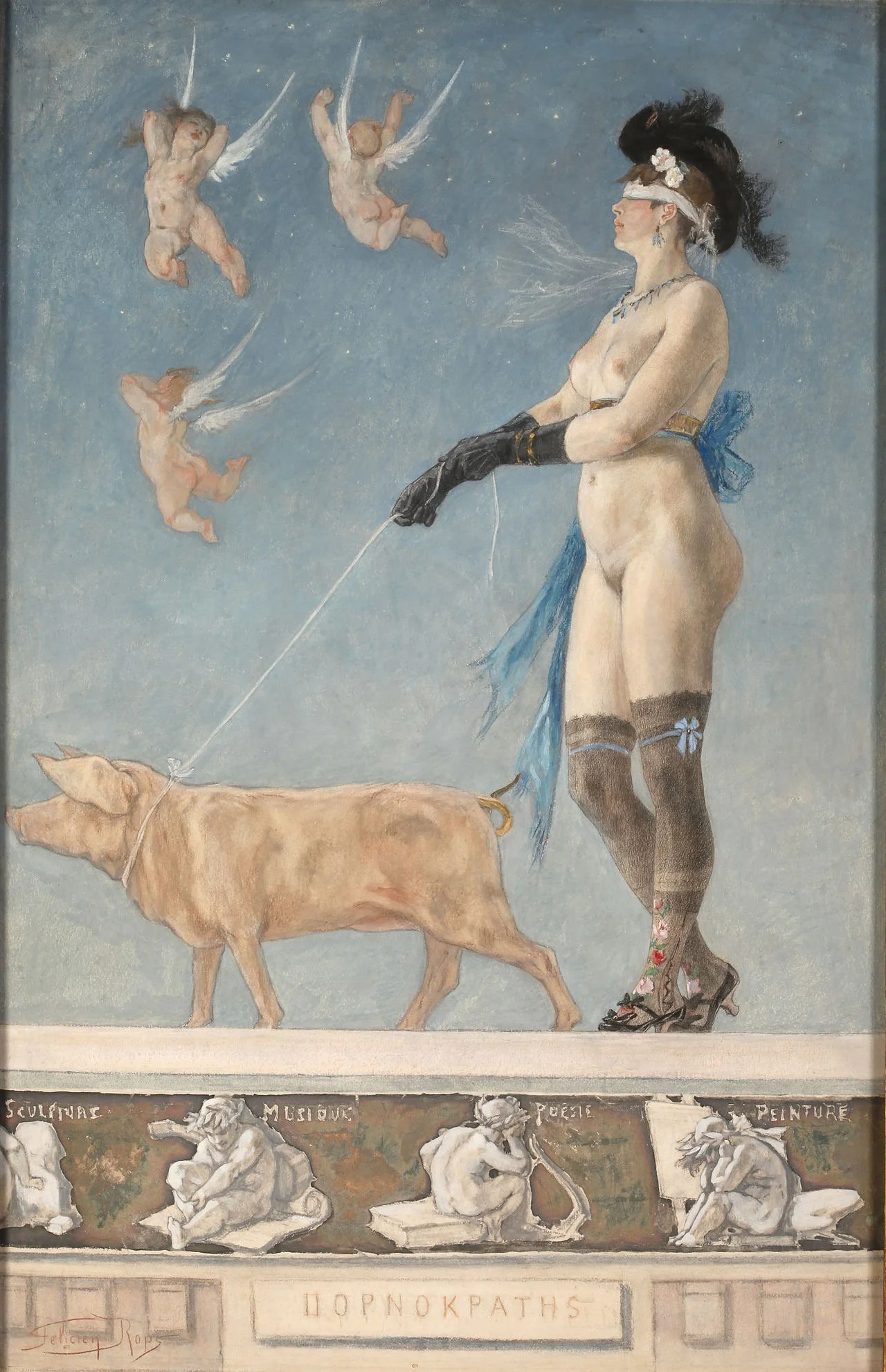Félicien Rops, Pornokrates