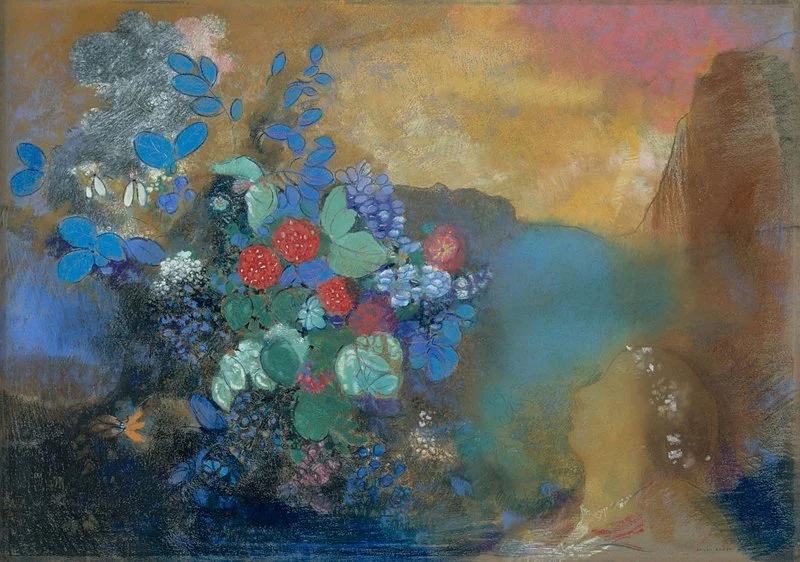 Odilon Redon, Ophelia Among the Flowers, c.1905–08