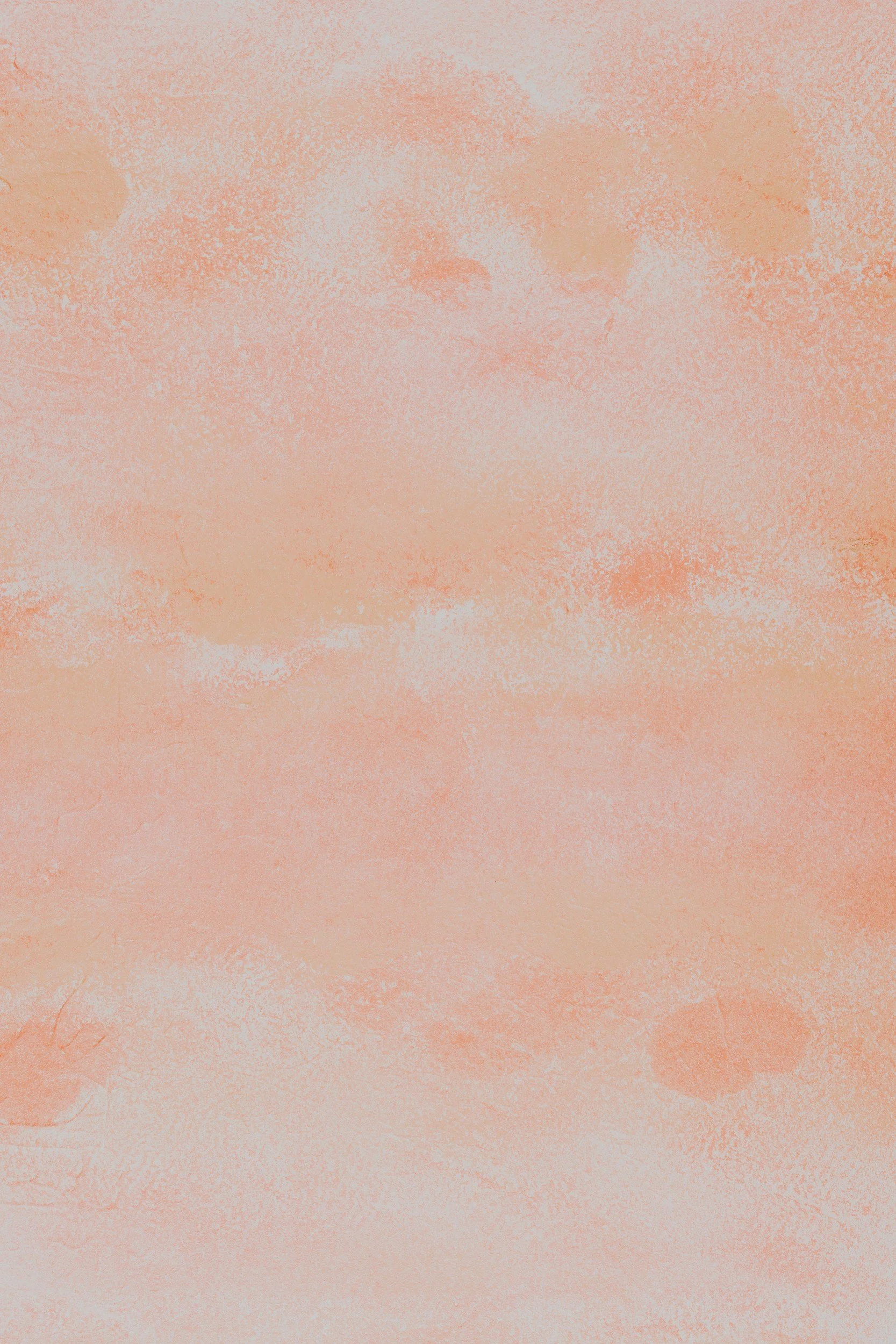 A textured background with a gradient of soft peach and pink hues.