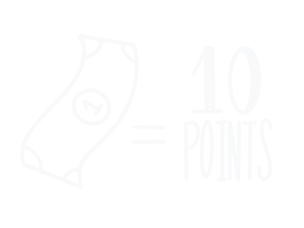 Illustration of a dollar bill with a clock in the center, equaling 10 points written on a black background.