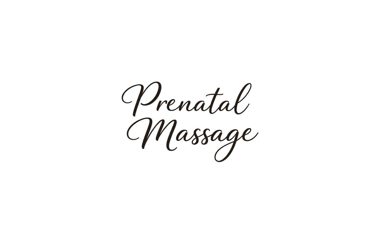 Prenatal Massage 60 minutes