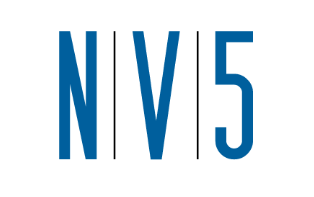 Text displaying 'NV5' in blue and white colors.