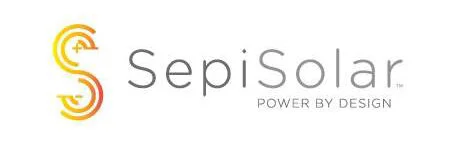Sepi Solar logo with slogan 'Power by Design'