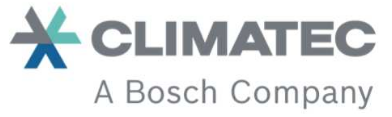 Climatec logo with the text 'A Bosch Company' underneath