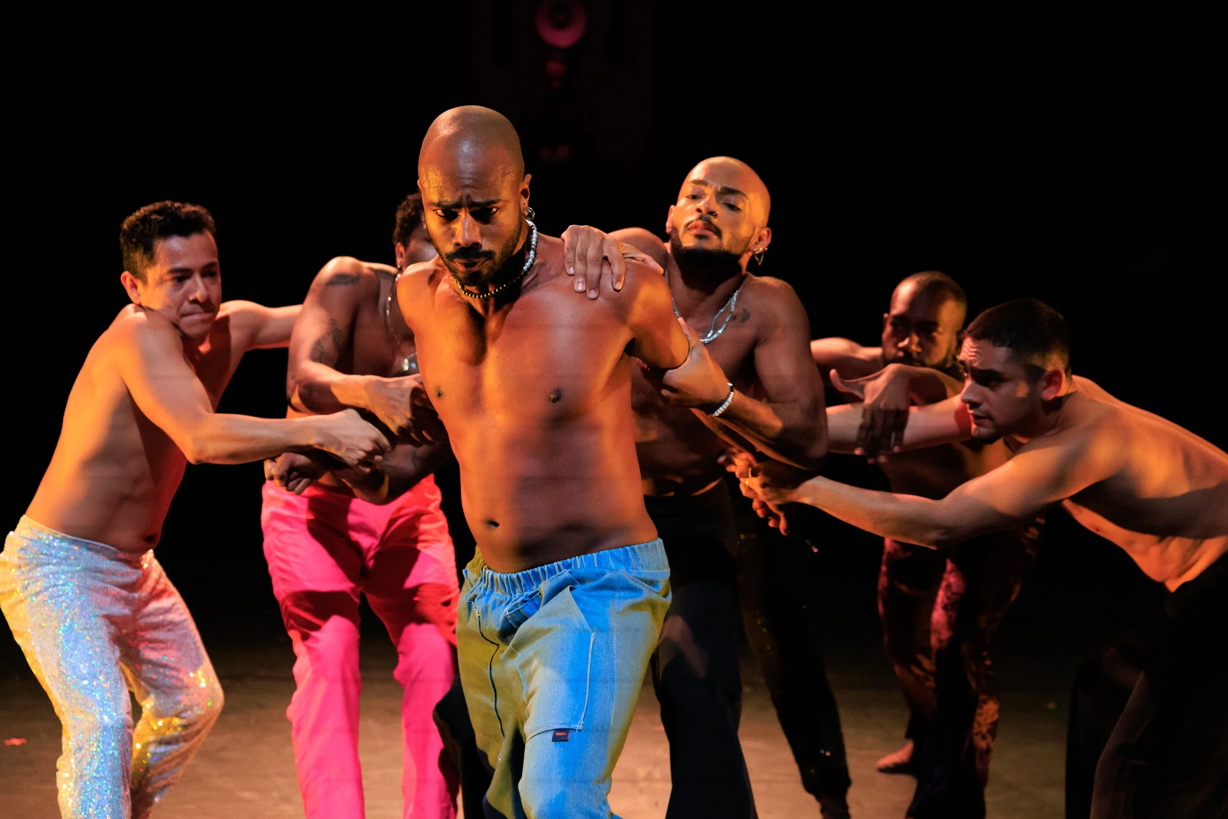 Ensemble choreography from Sissies: Something Perfect Between Ourselves by J'Sun Howard and Bernard Brown