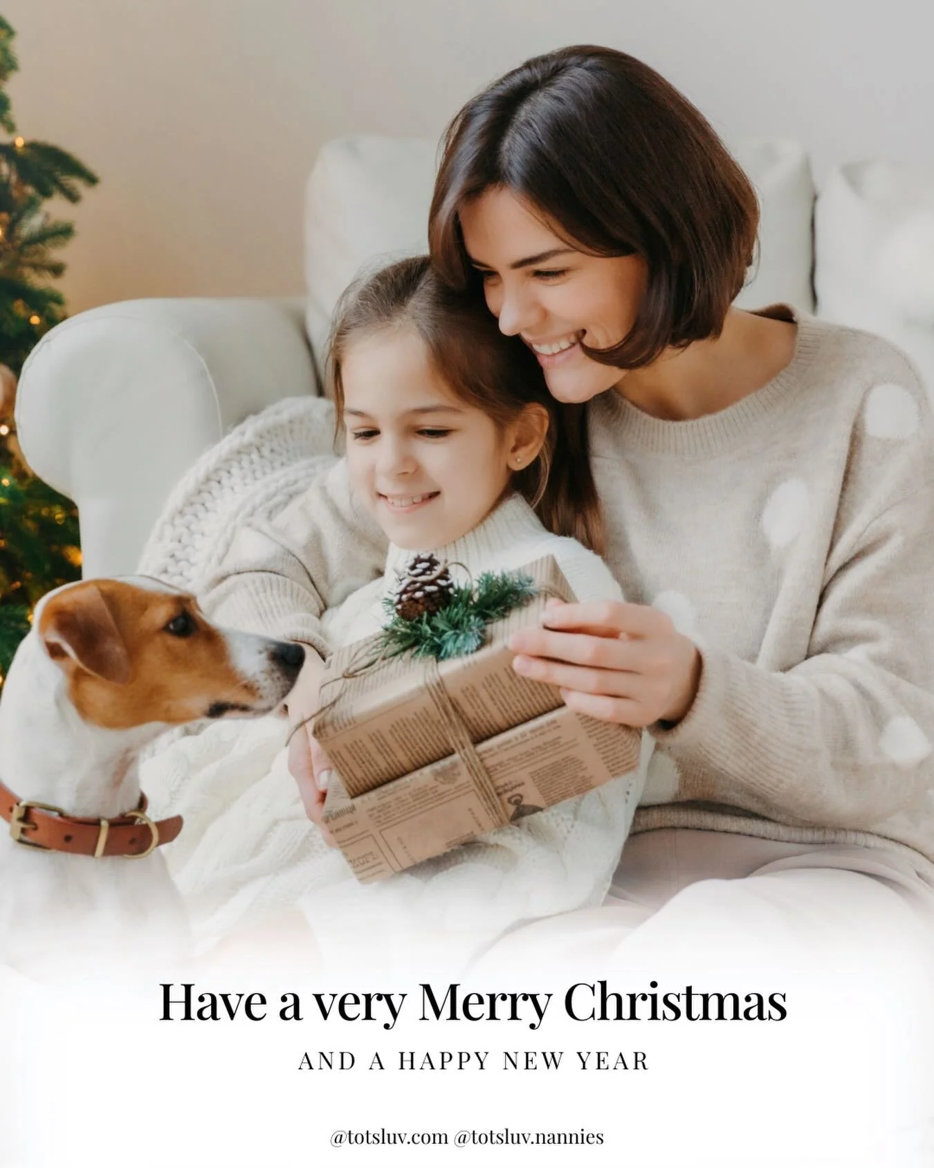 From my heart (and our Tots Luv family) to yours 🤍🎄

Wishing all of our families and nannies a very Merry Christmas and a Happy New Year.

Thank you for the trust, love, and care you bring into this community&mdash;it truly means everything.

We&rs