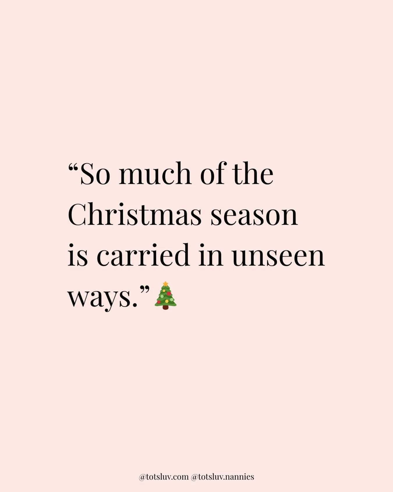 So much love goes into making the season feel warm, calm, and meaningful 🎄❤️

It&rsquo;s in the details, the care, and the steady presence that holds families together.

We honor all of it.

#totsluvchildcare #loveisinthedetails #nannycare #seenands