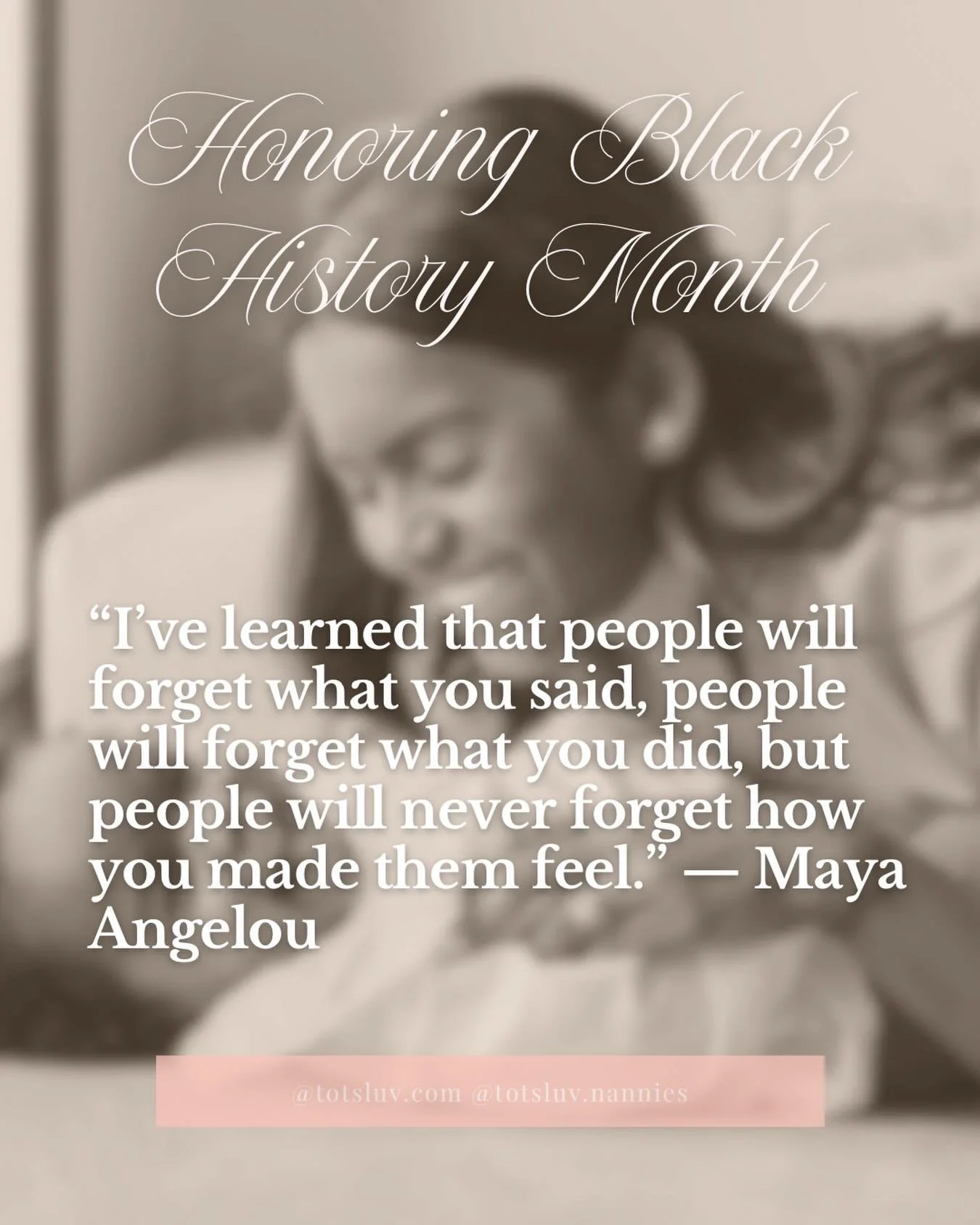 What endures is not simply what is done &mdash; but how it is felt. ✨

Childhood is shaped in presence. In steady hands. In patient hearts. In the quiet consistency that lets a child feel safe, known, and deeply loved. 🤍

This Black History Month, w