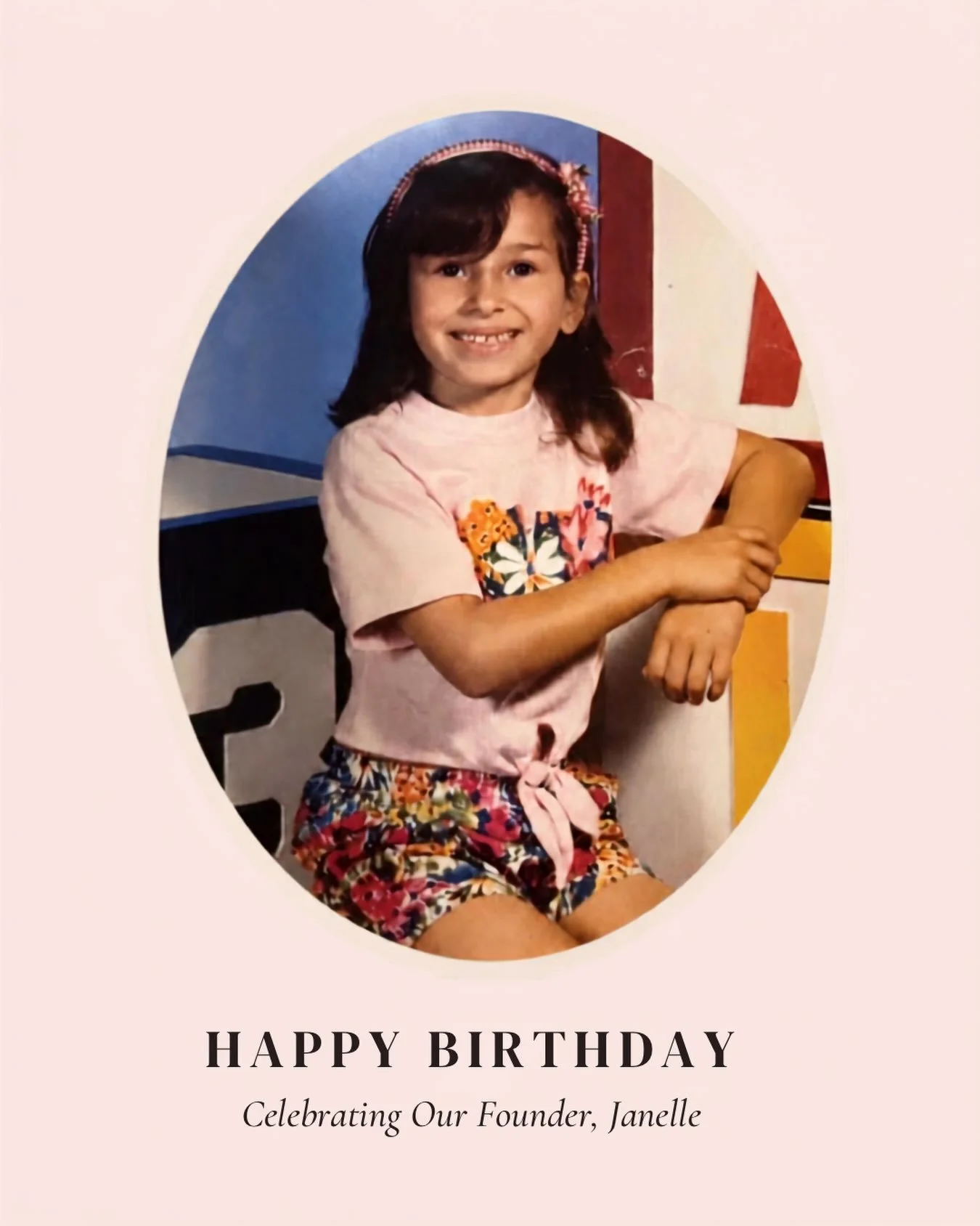 Happy Birthday to our amazing founder, Janelle. 🎂

There&rsquo;s a lot of life between this little girl and the woman she is today. We&rsquo;re grateful for every experience, every person, and every chapter that has shaped her journey and brought To
