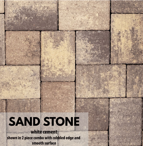 2 Piece Combo Pavers – Manufactured by Premier Hardscape