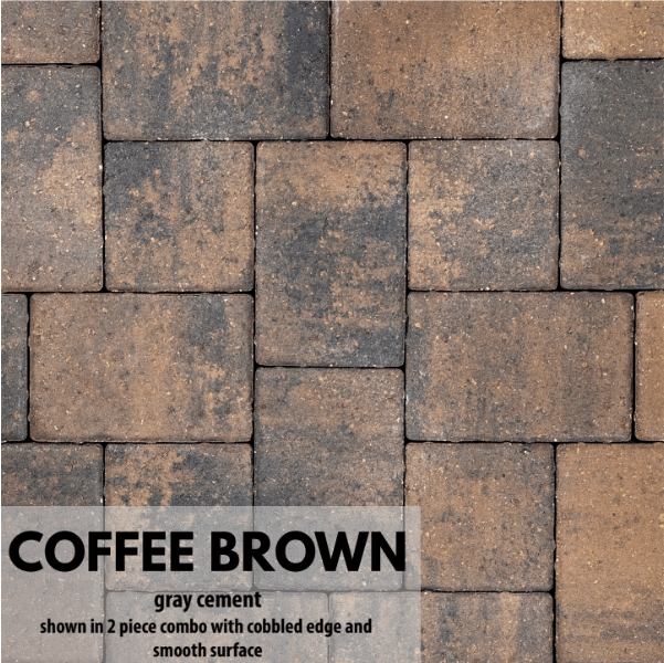 2 Piece Combo Pavers – Manufactured by Premier Hardscape