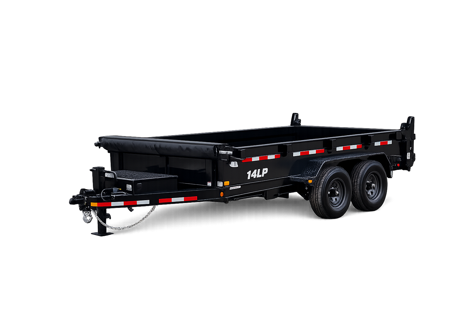 14LP Heavy Duty Ultra Low-Profile Dump Trailer Rental - Jacksonville, FL
